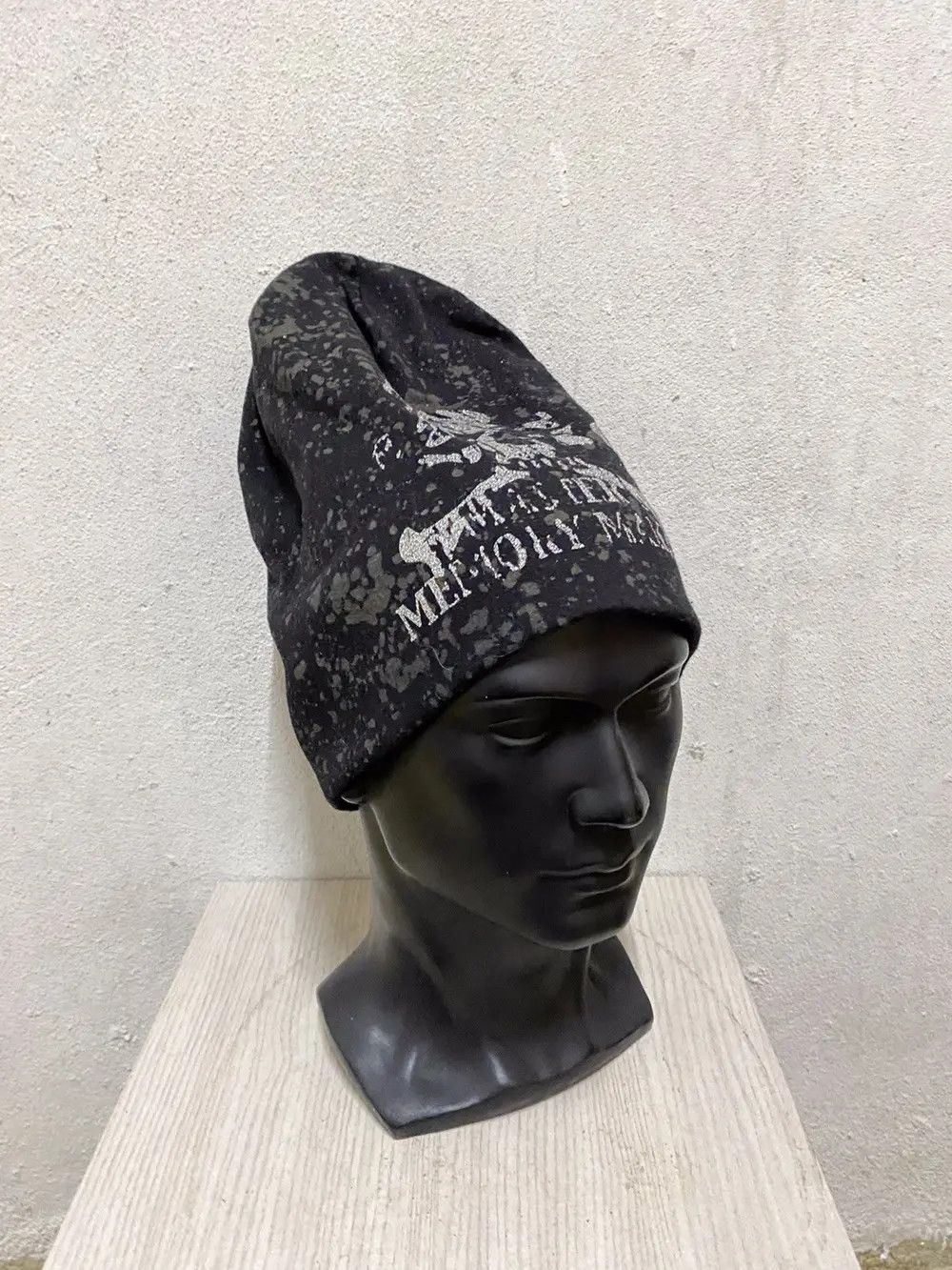 Vintage Japanese Brand Skulls Big Logo Beanie Hat Size ONE SIZE - 5 Thumbnail