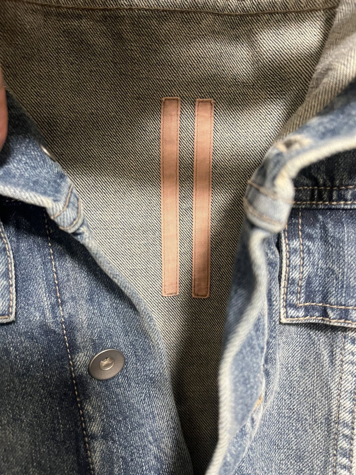 Rick Owens Drkshdw Rick Owens Trucker Denim Jacket Sz S Size US S / EU 44-46 / 1 - 8 Thumbnail