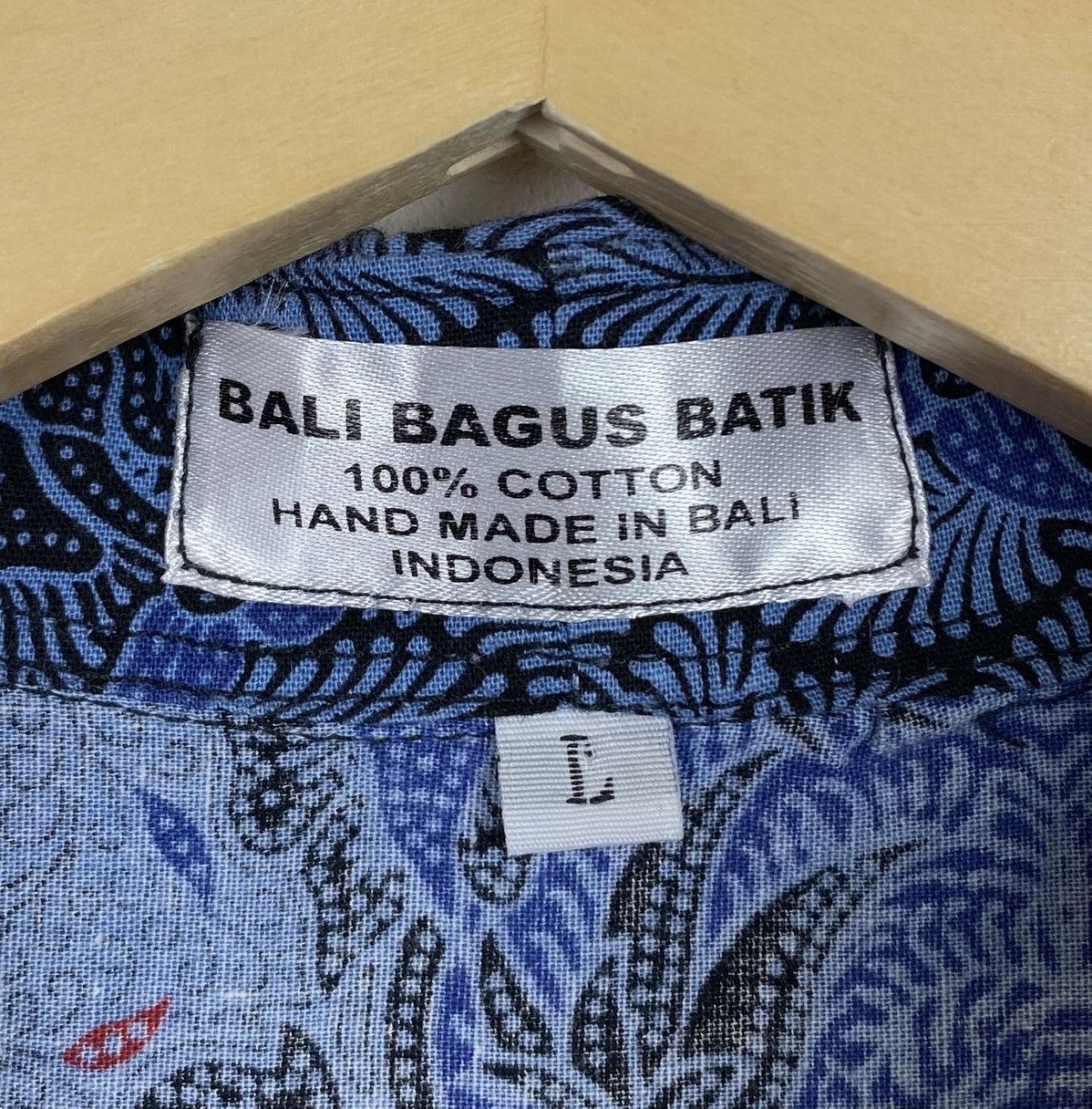 Other Vintage Bali Bagus Batik Crazy Art Hawaiian Shirt Hand Made Size US L / EU 52-54 / 3 - 4 Thumbnail