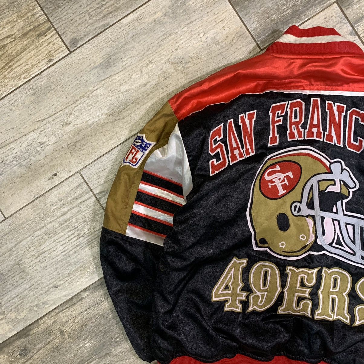 NFL × Vintage ✅OFFERS. SAN FRANCISCO JACKET WITH FOOTBALL HELMET Size US L / EU 52-54 / 3 - 3 Thumbnail