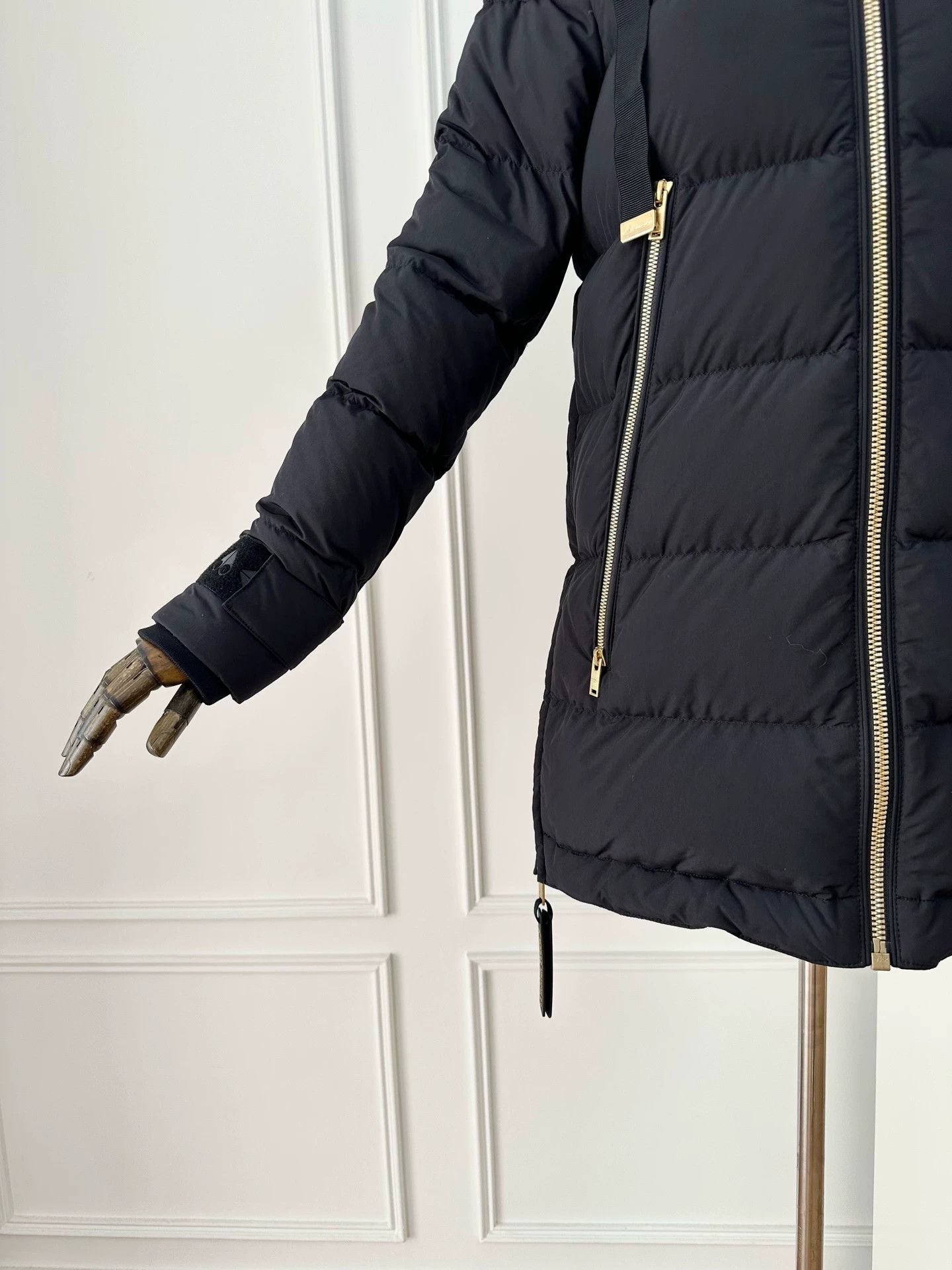 Moose Knuckles Moose Knuckles Black Mid-Length Down Jacket XS Size XS / US 0-2 / IT 36-38 - 4 Thumbnail