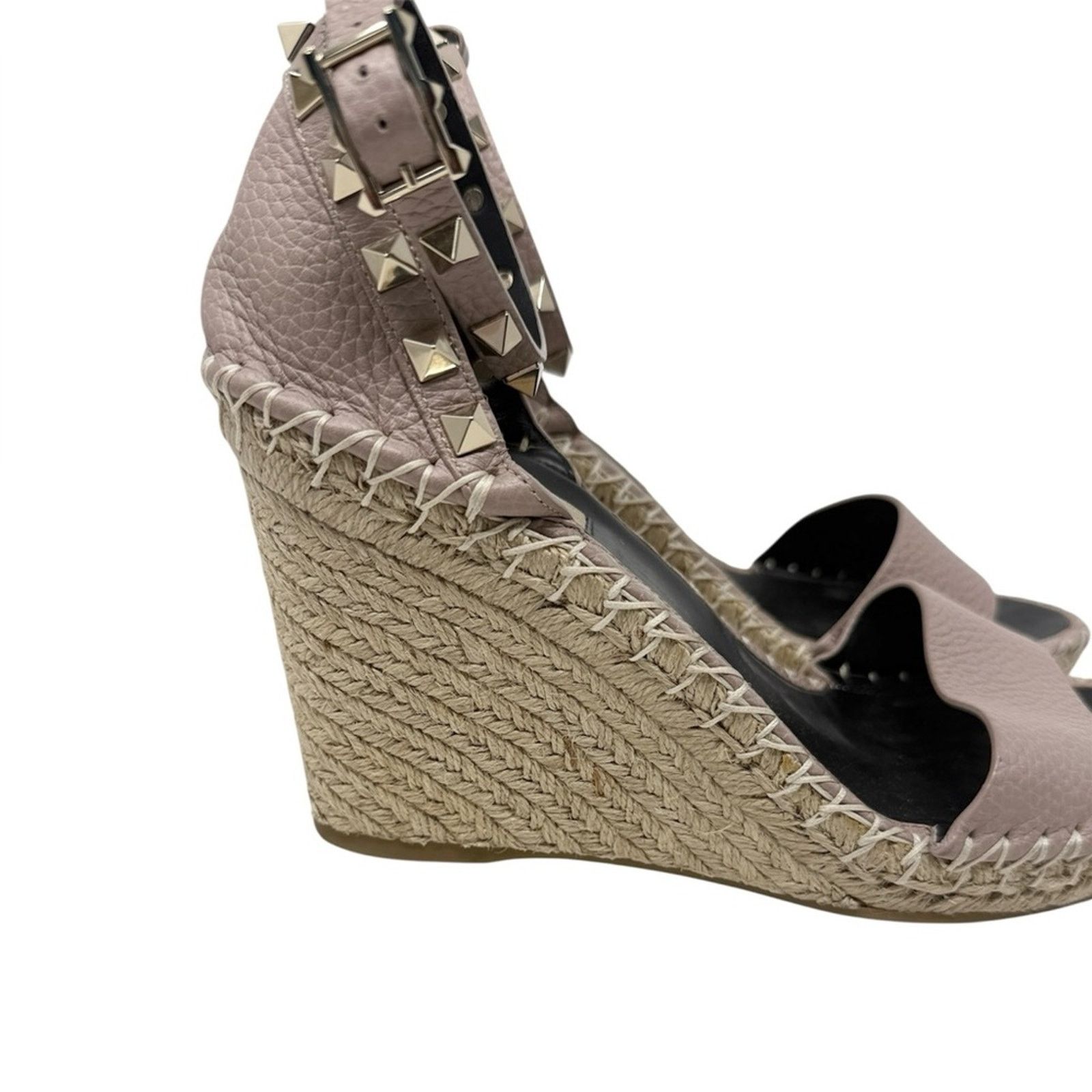 Valentino Valentino Garavani Rockstud Espadrille Wedge Sandals Size 39 Size US 9 / IT 39 - 6 Thumbnail