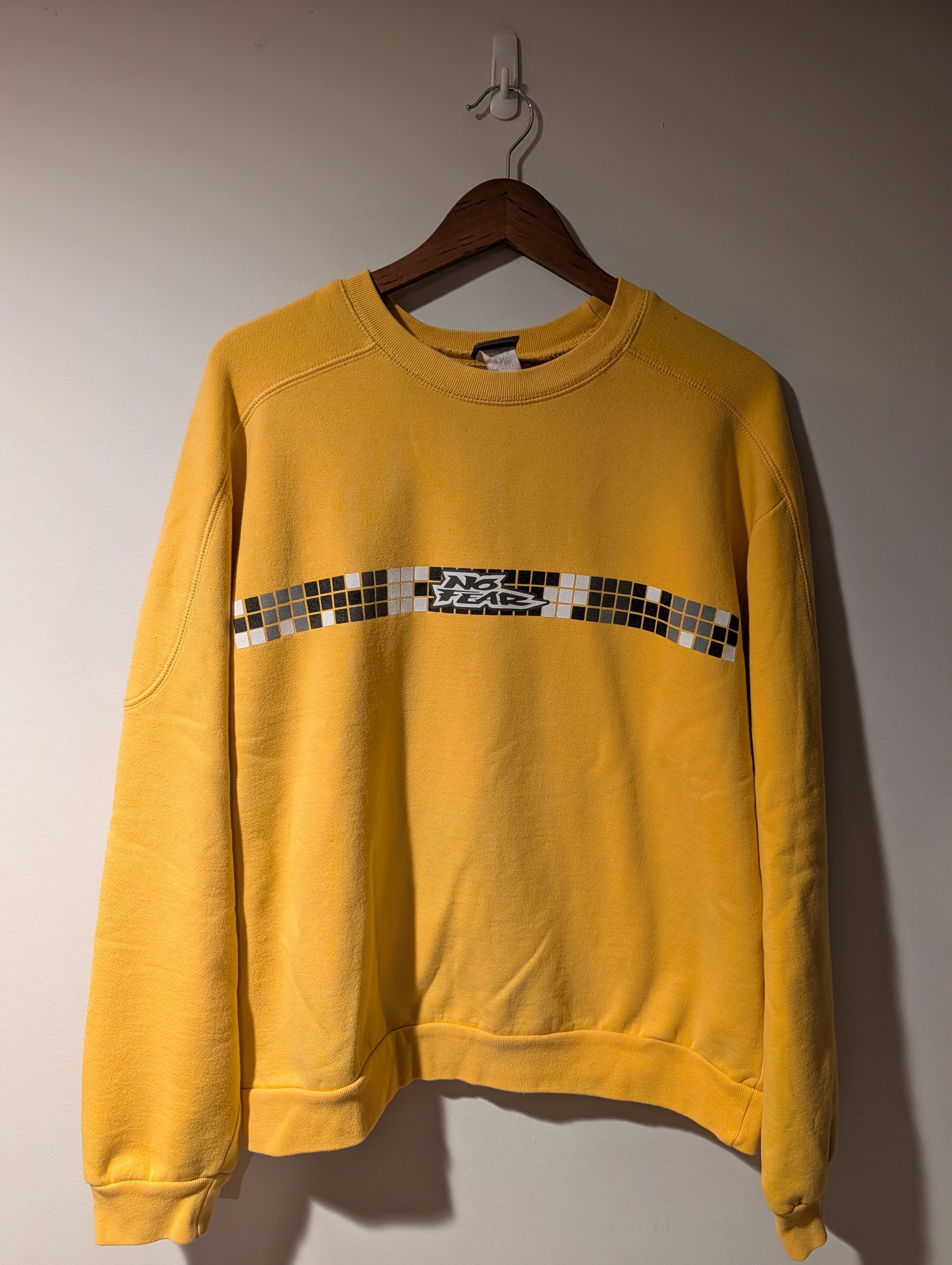 No Fear VTG 90s No Fear Checkerboard Graphic Sweatshirt USA Mens M Size US M / EU 48-50 / 2 - 1 Thumbnail