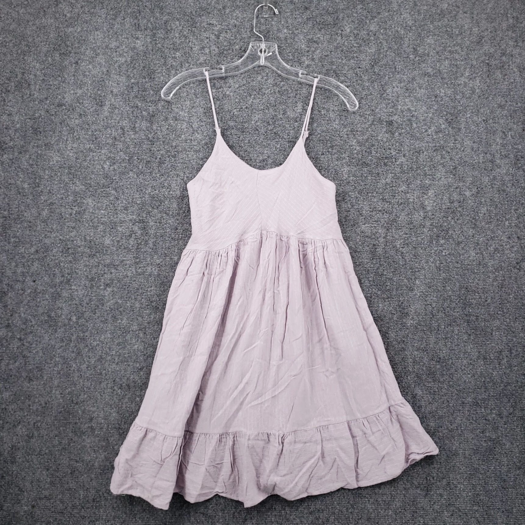 Vintage Altar'd State Dress Women S Gray Mini Striped Slip Lined Sleeveless Summer Size S / US 4 / IT 40 - 2 Thumbnail