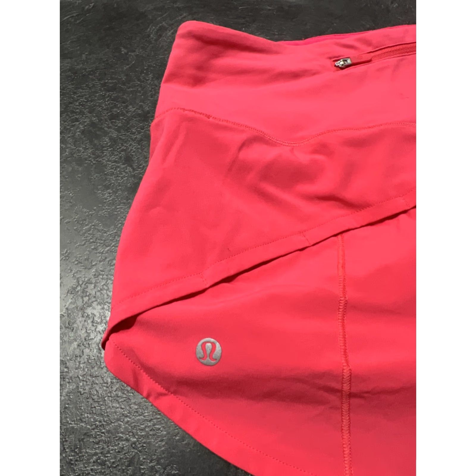 Lululemon Lululemon Speed Short 2.5" Boom Juice Size 6 Women Pink Athletic Elastic Waist Regular Inseam 2.5 in Stains Size 28" / US 6 / IT 42 - 3 Thumbnail