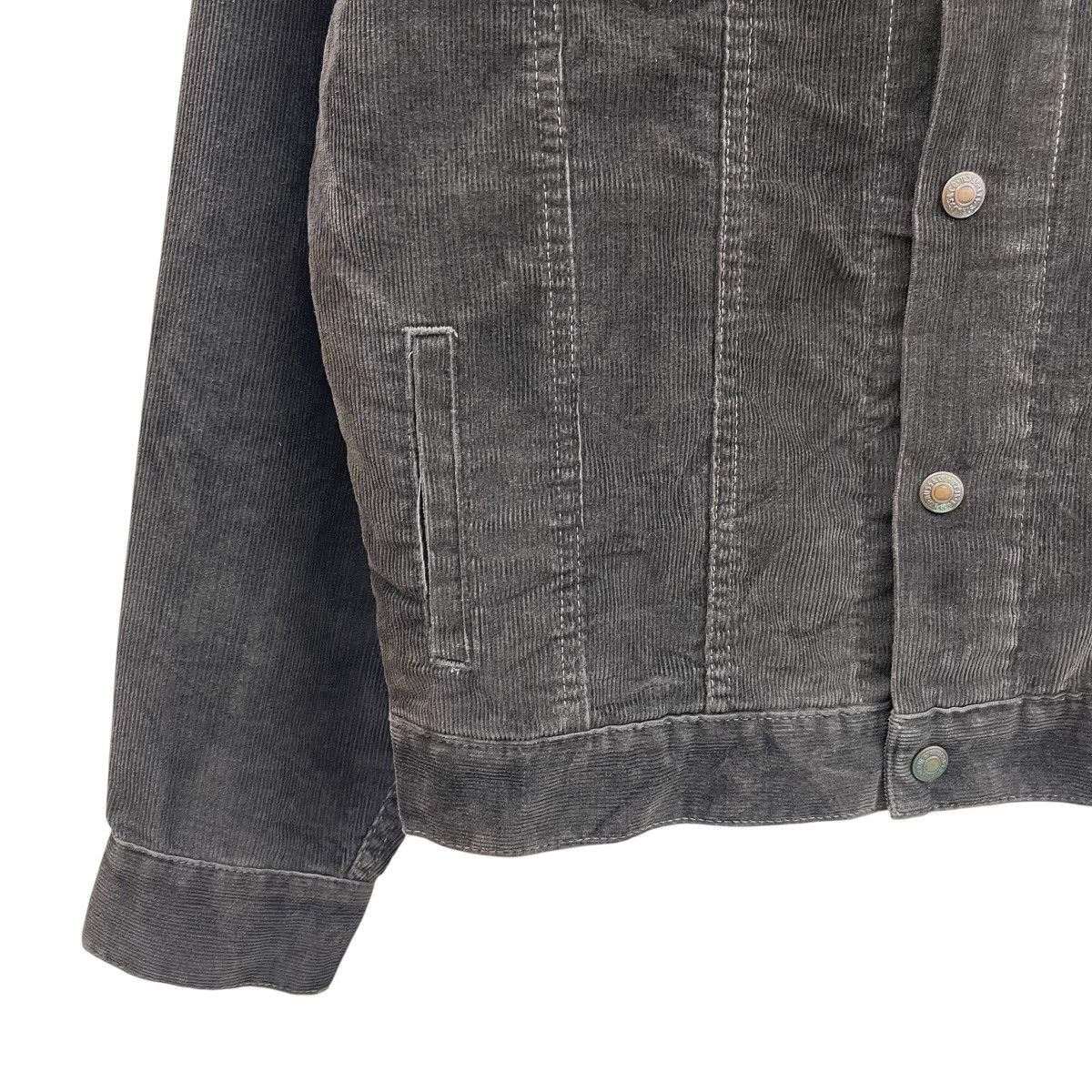 Levi's Vintage Levi’s Brown Corduroy Biker Jacket Cafe Racer Style Size US M / EU 48-50 / 2 - 9 Thumbnail