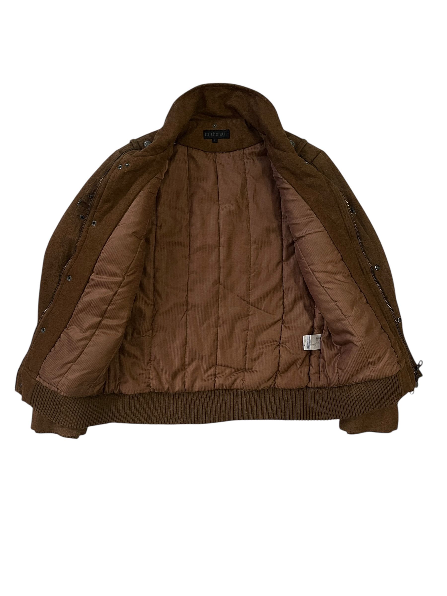 In The Attic In The Attic Brown Utility Military Style Wool Jacket Size US L / EU 52-54 / 3 - 14 Thumbnail