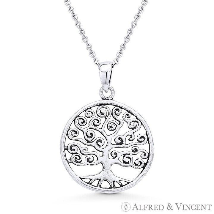 Other Tree-of-Life Etz Chaim Charm Oxidized Pendant Size ONE SIZE - 1 Preview
