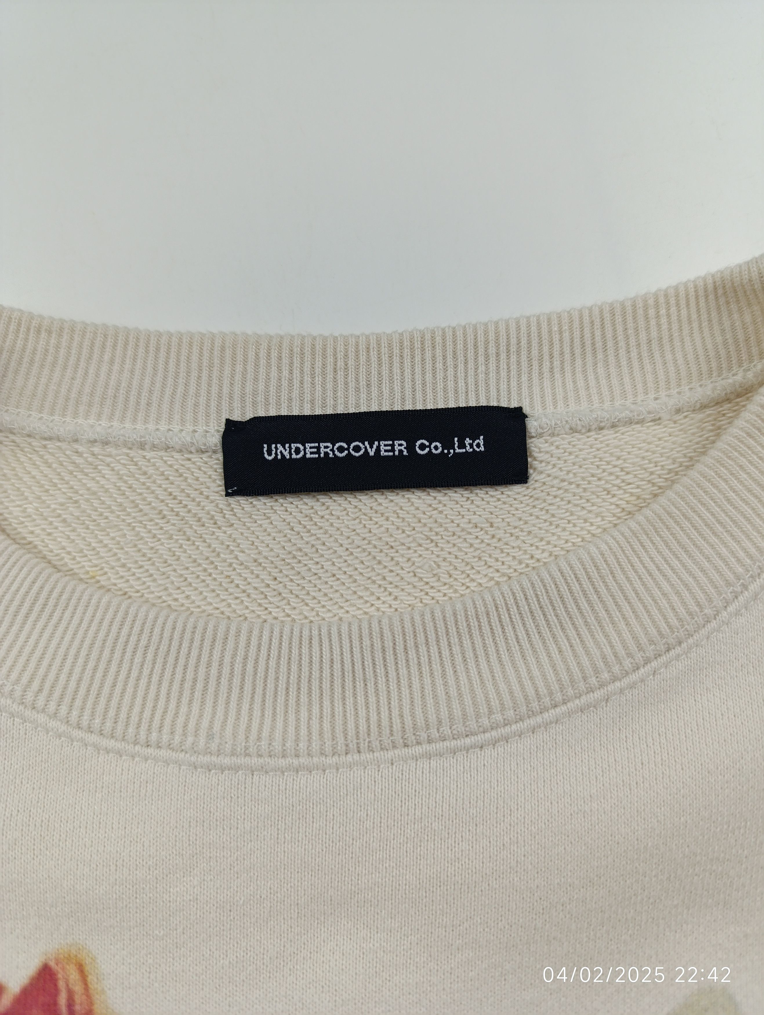 Undercover Undercover off-white rose and razor blade sweatshirt Size US S / EU 44-46 / 1 - 7 Thumbnail