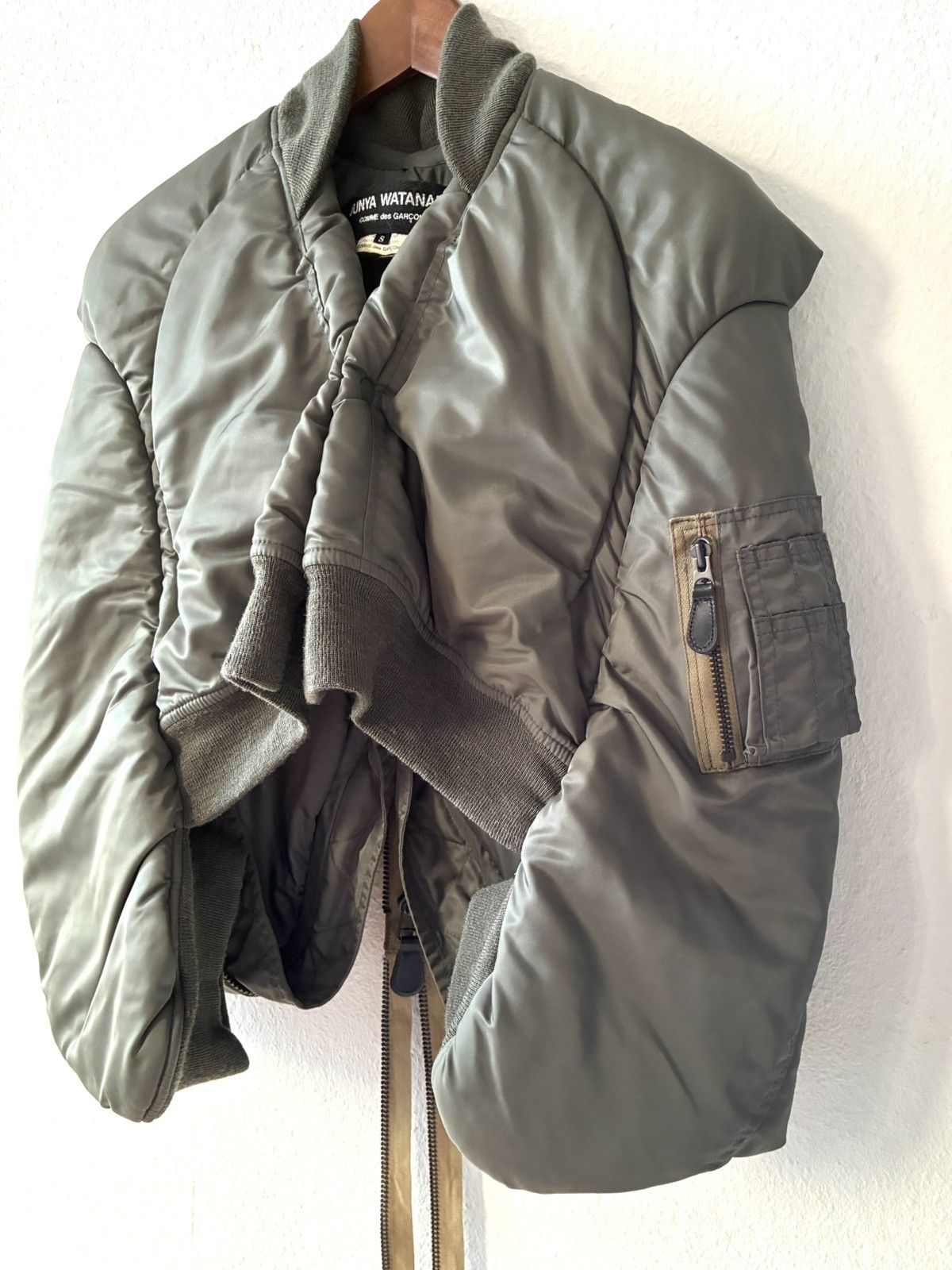 Junya Watanabe Junya Watanabe AW2006 Destructured Bomber Jacket Size S / US 4 / IT 40 - 3 Thumbnail