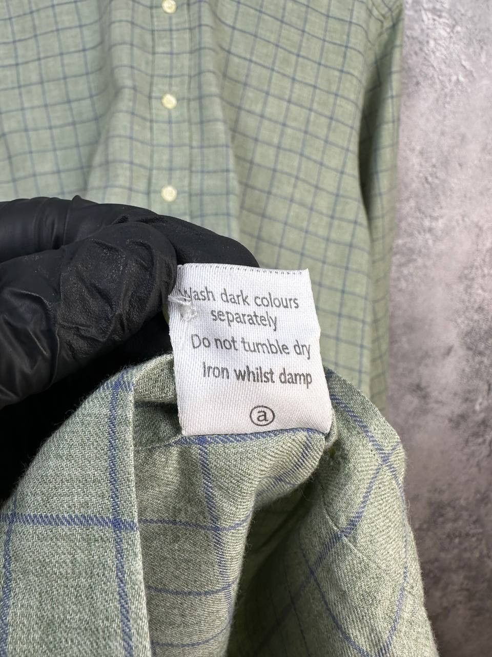 Other James Meade Cotton/Wool Blend Twill Check Button Up Shirt Size US M / EU 48-50 / 2 - 12 Thumbnail