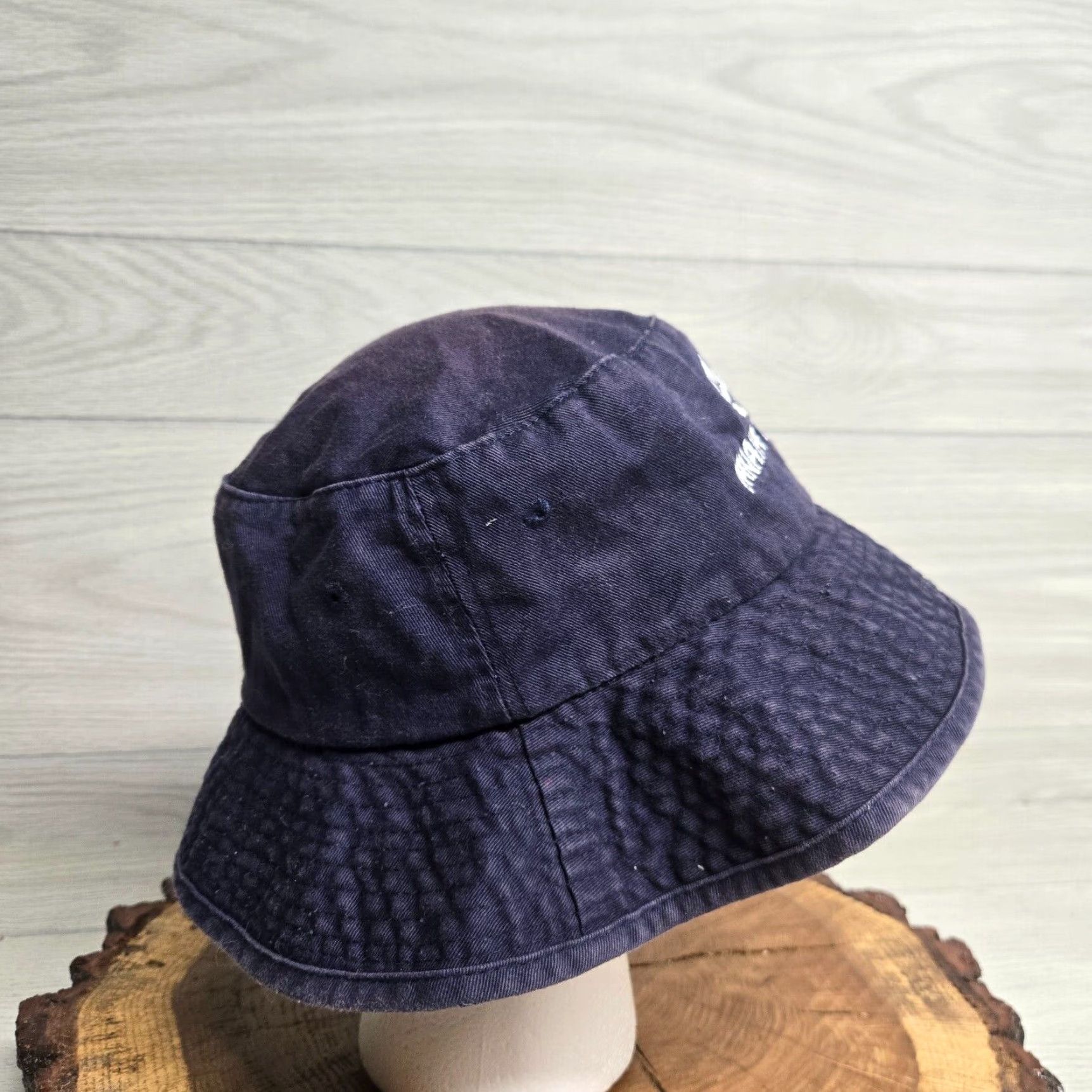 Vintage VINTAGE Panama Hat Bucket Boonie Ocean Sun Cap Blue Travel Men One Size Size ONE SIZE - 2 Thumbnail