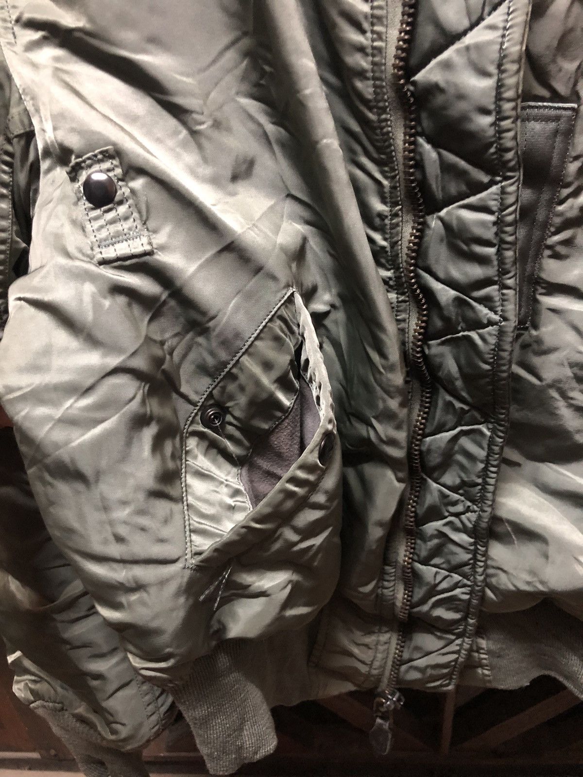 Alpha Industries Rare Vintage🇺🇸 B15-D MOD Flying Jacket Bomber USAF Size US M / EU 48-50 / 2 - 16 Thumbnail
