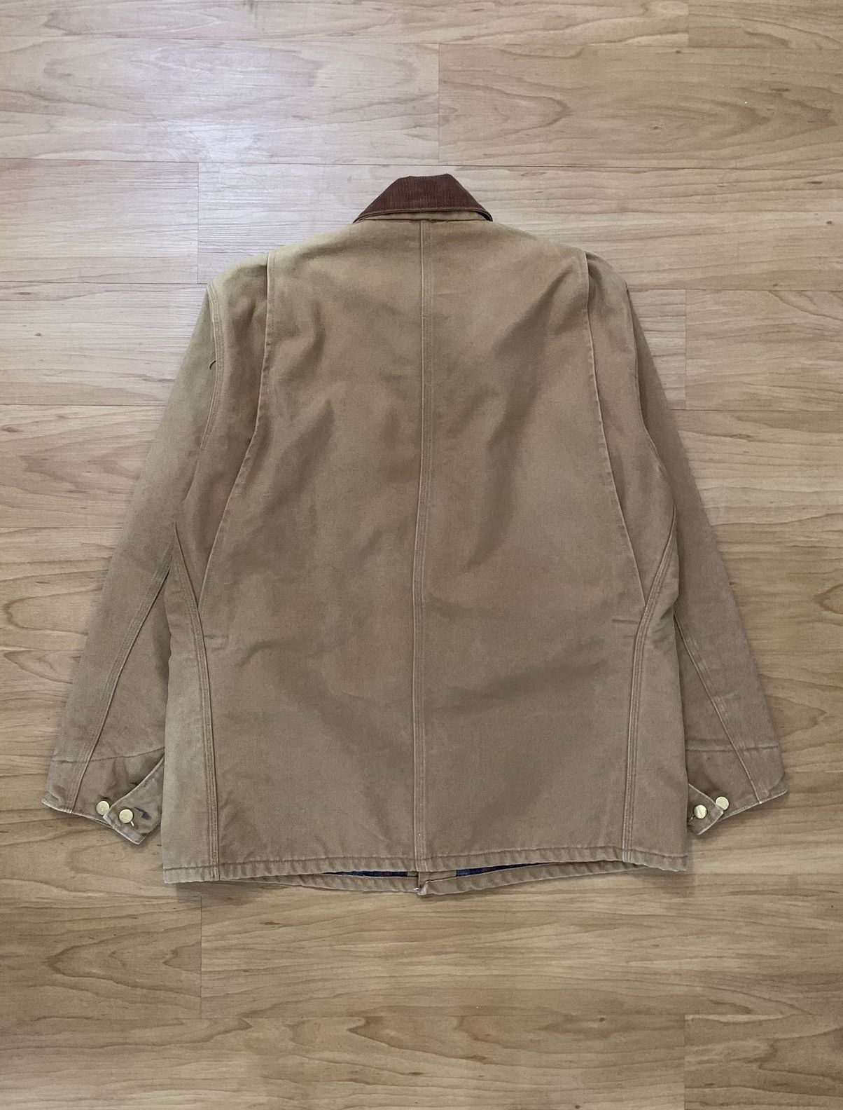 Carhartt 🥧Vintage Carhartt Blanket-Lined Chore Jacket (Sz L) Size US L / EU 52-54 / 3 - 6 Thumbnail