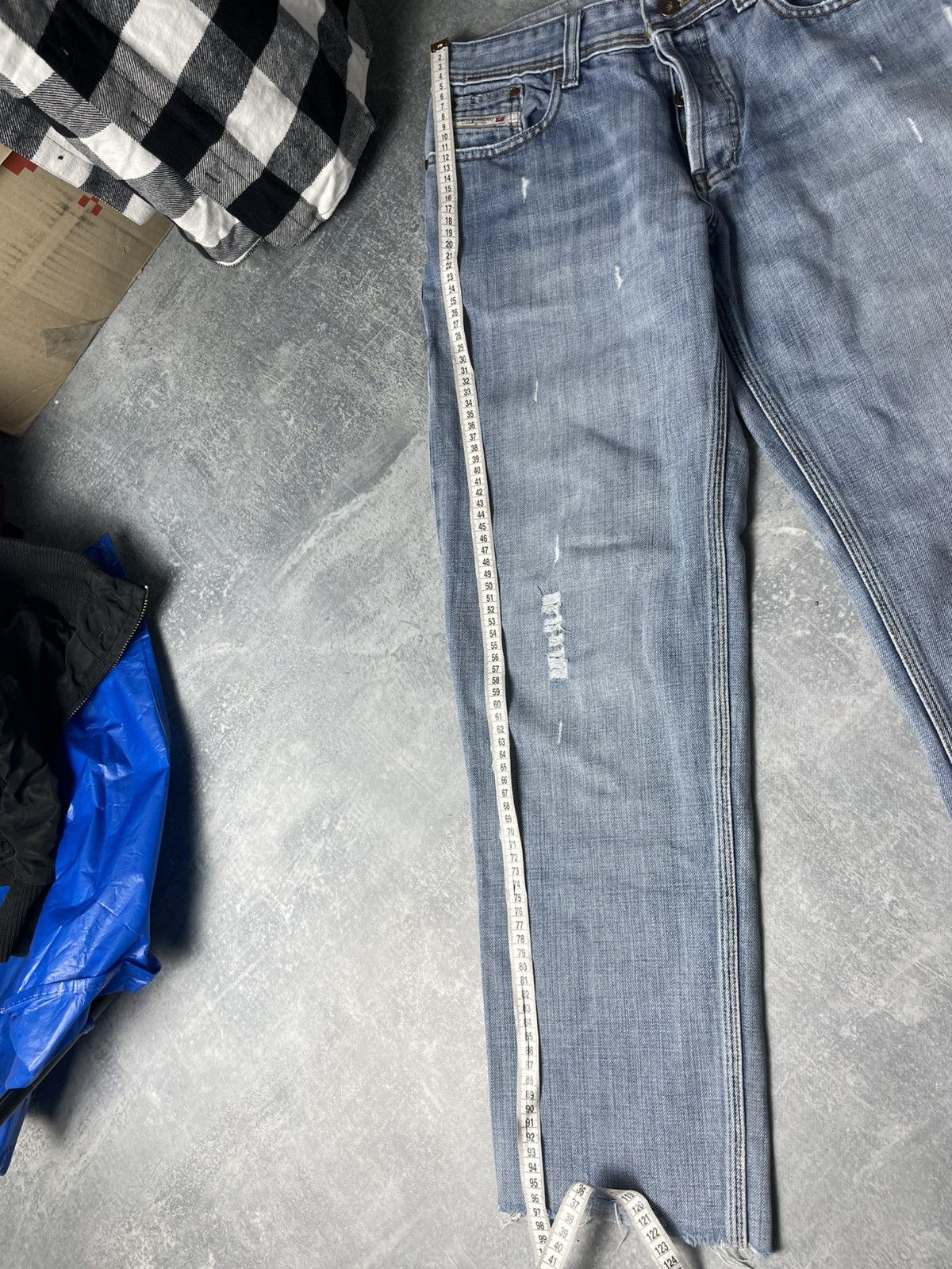 Diesel Rare Y2K diesel logo denim jeans Size US 30 / EU 46 - 11 Thumbnail
