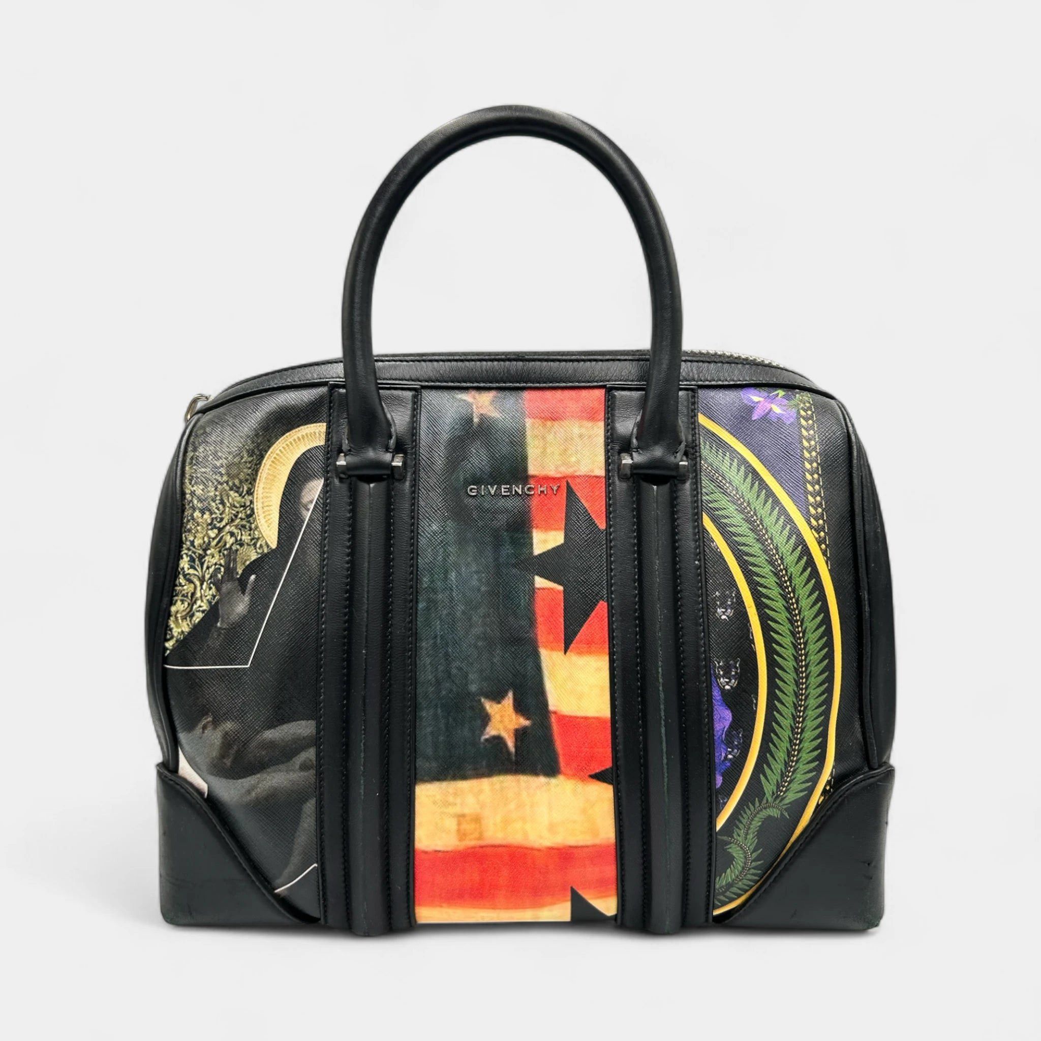 Givenchy Givenchy 2013 Lucrecia Leather Bag By Riccardo Tisci Black Size ONE SIZE - 1 Thumbnail