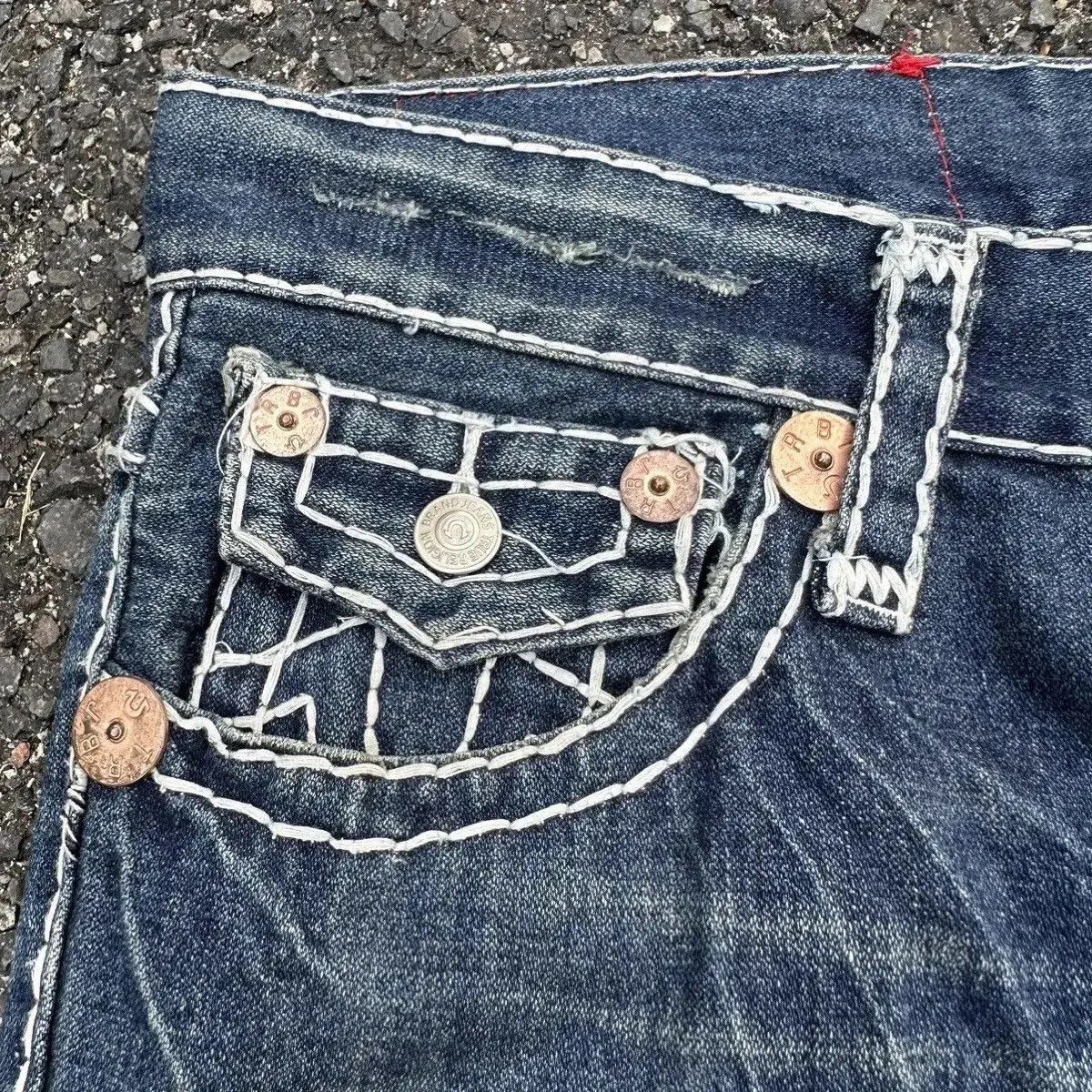 True Religion VINTAGE TRUE RELIGION JEANS BIG STITCH DENIM VERY RARE PANTS Size US 34 / EU 50 - 8 Thumbnail