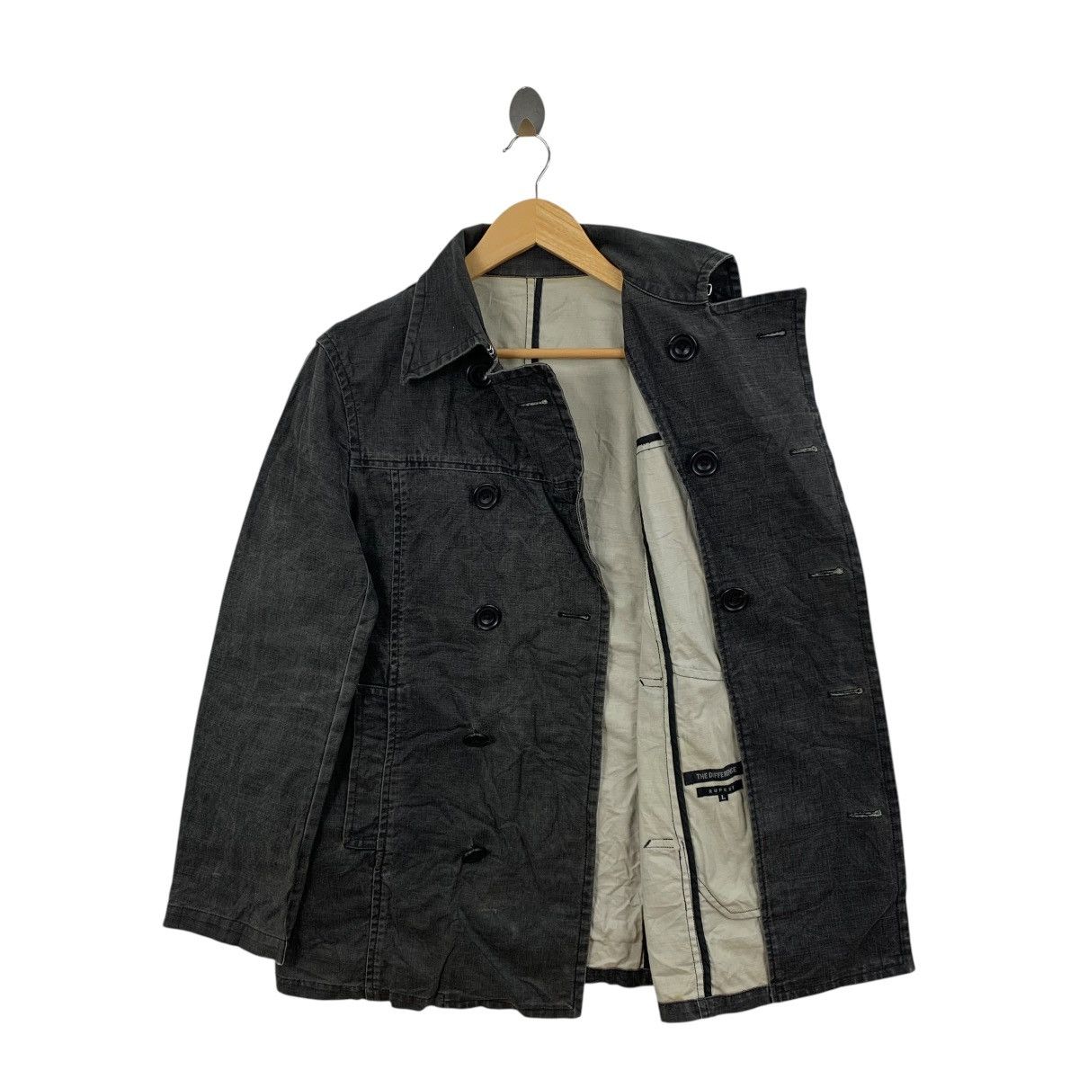Japanese Brand × Vintage Vintage RUPERT The Difference Japanese Brand Peacoat Jacket Size US L / EU 52-54 / 3 - 3 Thumbnail