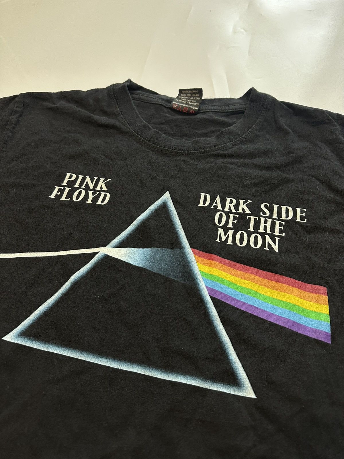 Fruit Of The Loom Pink Floyd Shirt Mens Large Black Dark Side Of The Moon Size US M / EU 48-50 / 2 - 2 Thumbnail