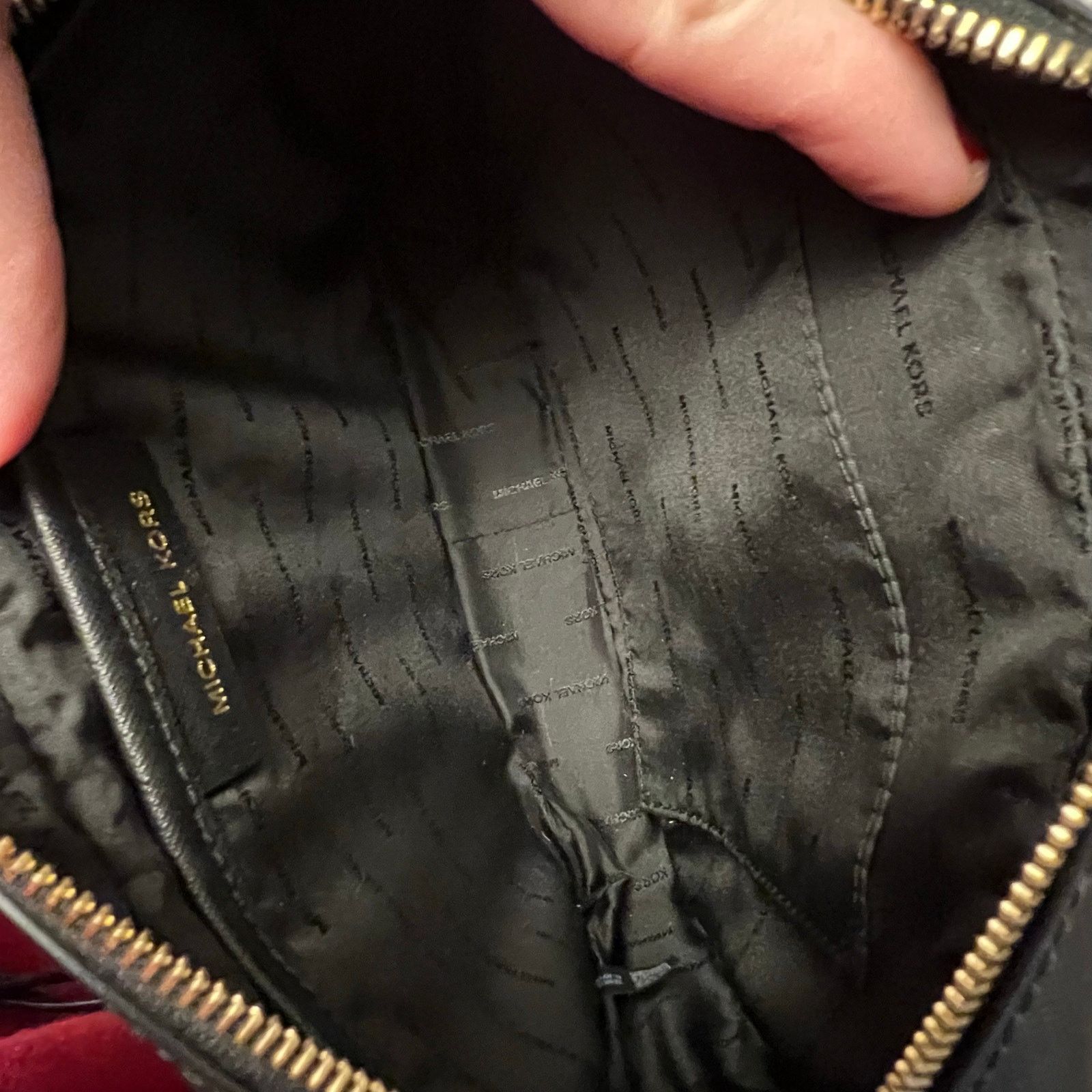 Michael Kors Michael Kors Jet Set Large Black Saffiano Crossbody Chain Size ONE SIZE - 9 Thumbnail