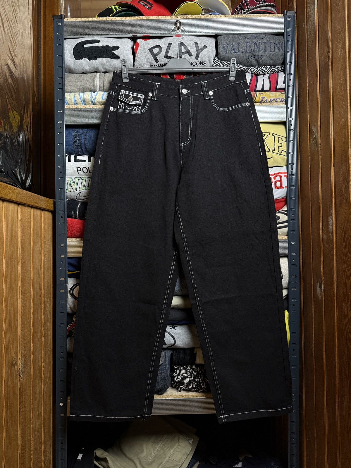 True Religion True Religion Black Crazy Sk8 Pants Size US 36 / EU 52 - 2 Thumbnail