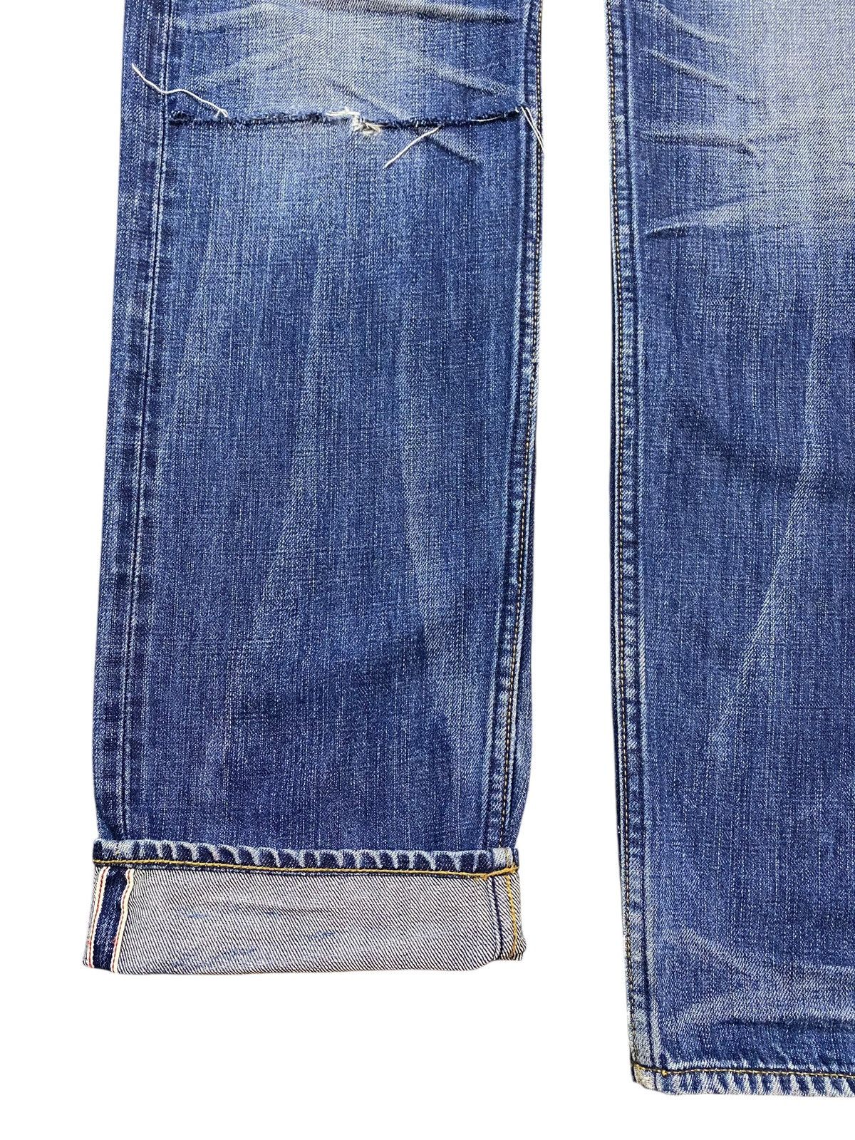 Xlarge Vintage X Large Selvedge Distressed Whisker Loose Jeans Size US 32 / EU 48 - 7 Thumbnail
