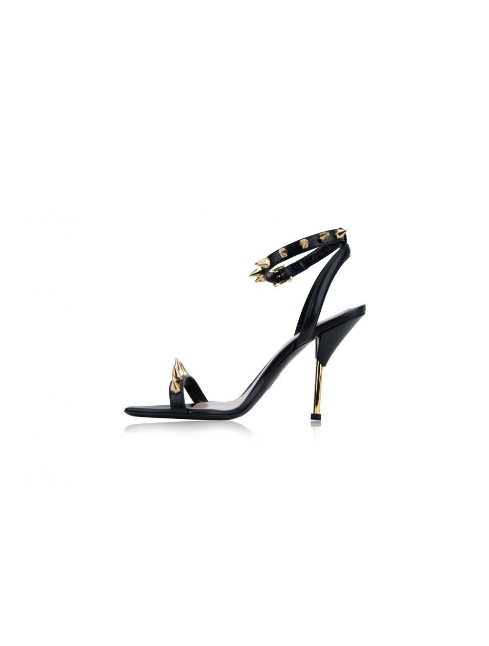 Alexander McQueen o1y0225 Sandals in Black Size US 9 / IT 39 - 2 Thumbnail