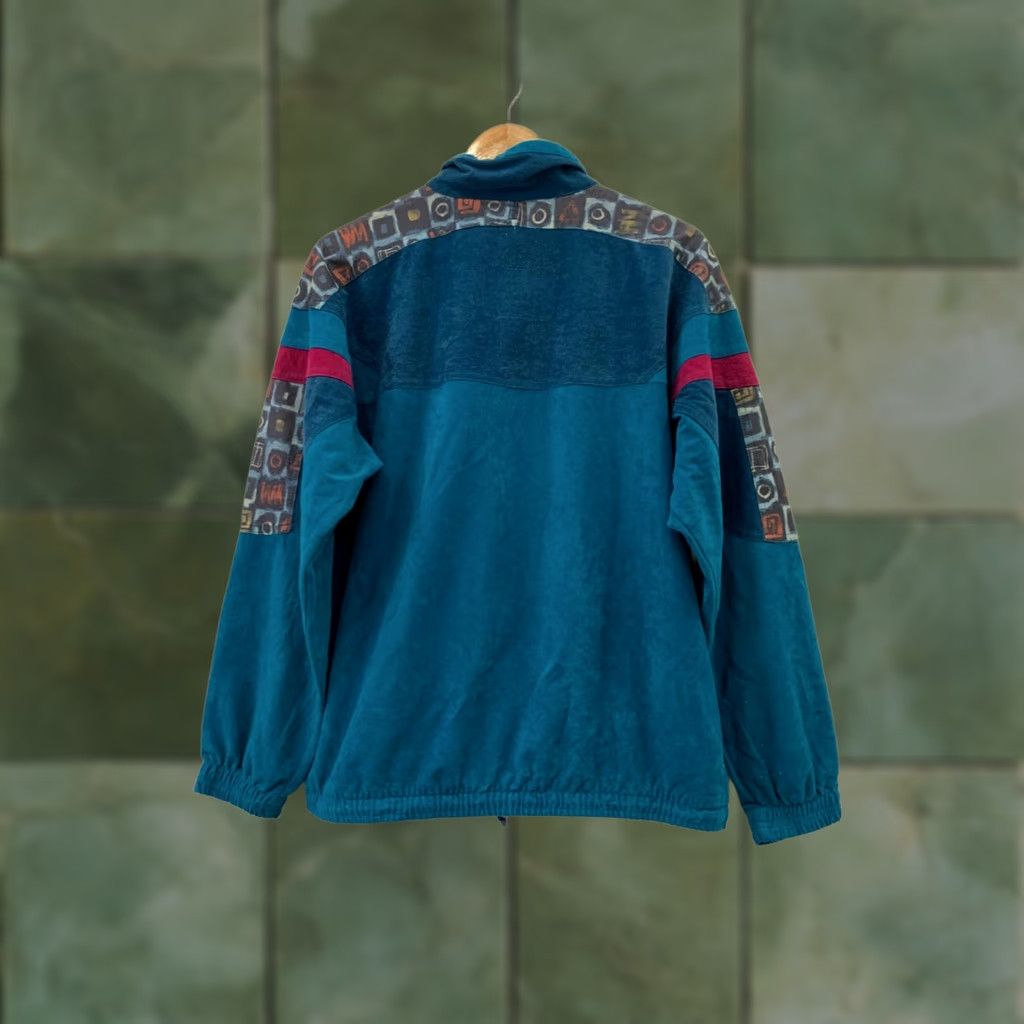 Greats VINTAGE Great Escapes Fleece Jacket Mens L Blue 90s Retro Half Zip Outdoor Size US L / EU 52-54 / 3 - 1 Thumbnail