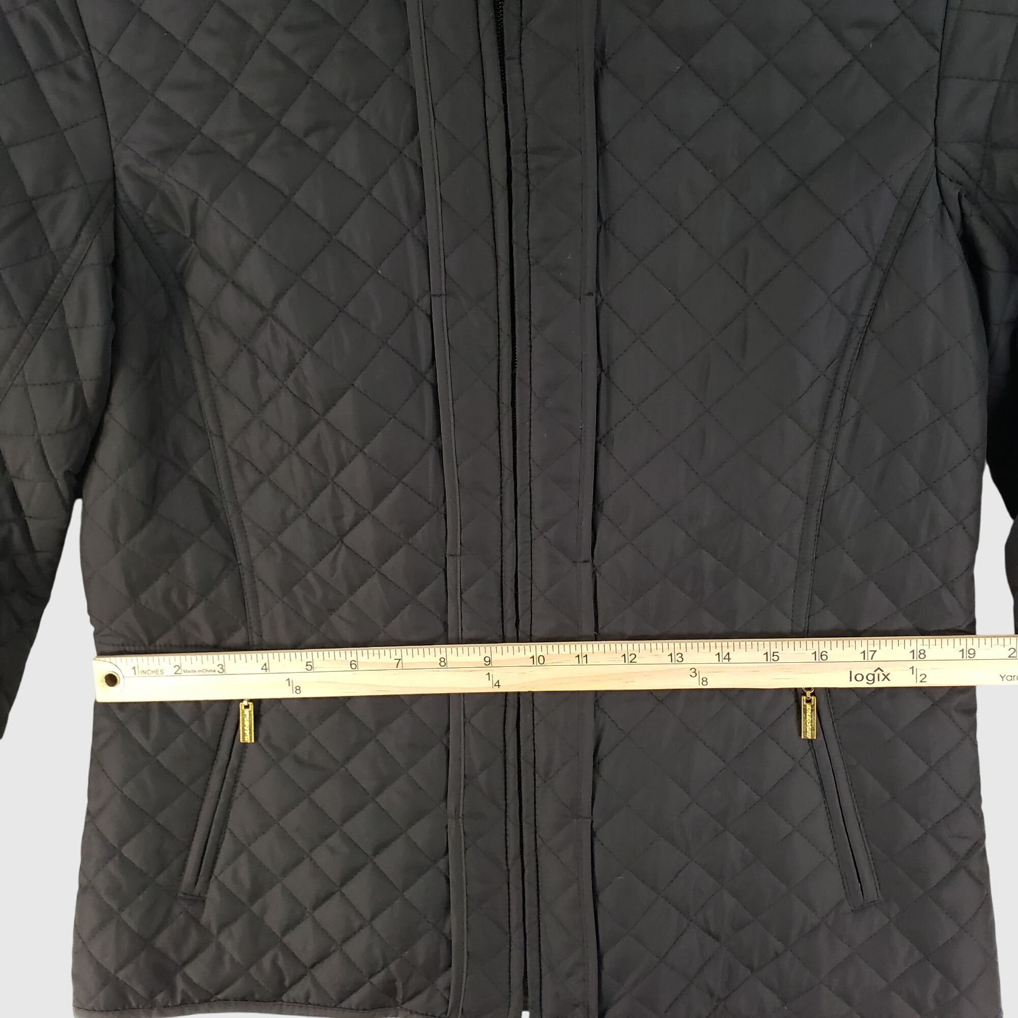 Other WeatherTamer Womens Weatherproof Quilted Hooded Jacket Black Size M / US 6-8 / IT 42-44 - 6 Thumbnail