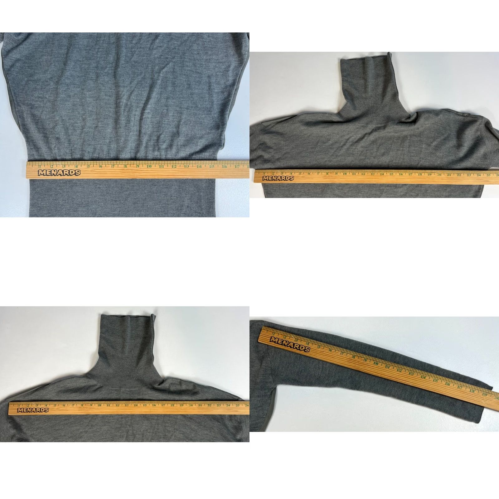 Allsaints AllSaints Flik Dress Knit Merino Wool Sz M Dress Women Gray Wool Knit Merino Wool Flik Dress 90s Designer City Classic Size M / US 6-8 / IT 42-44 - 9 Thumbnail