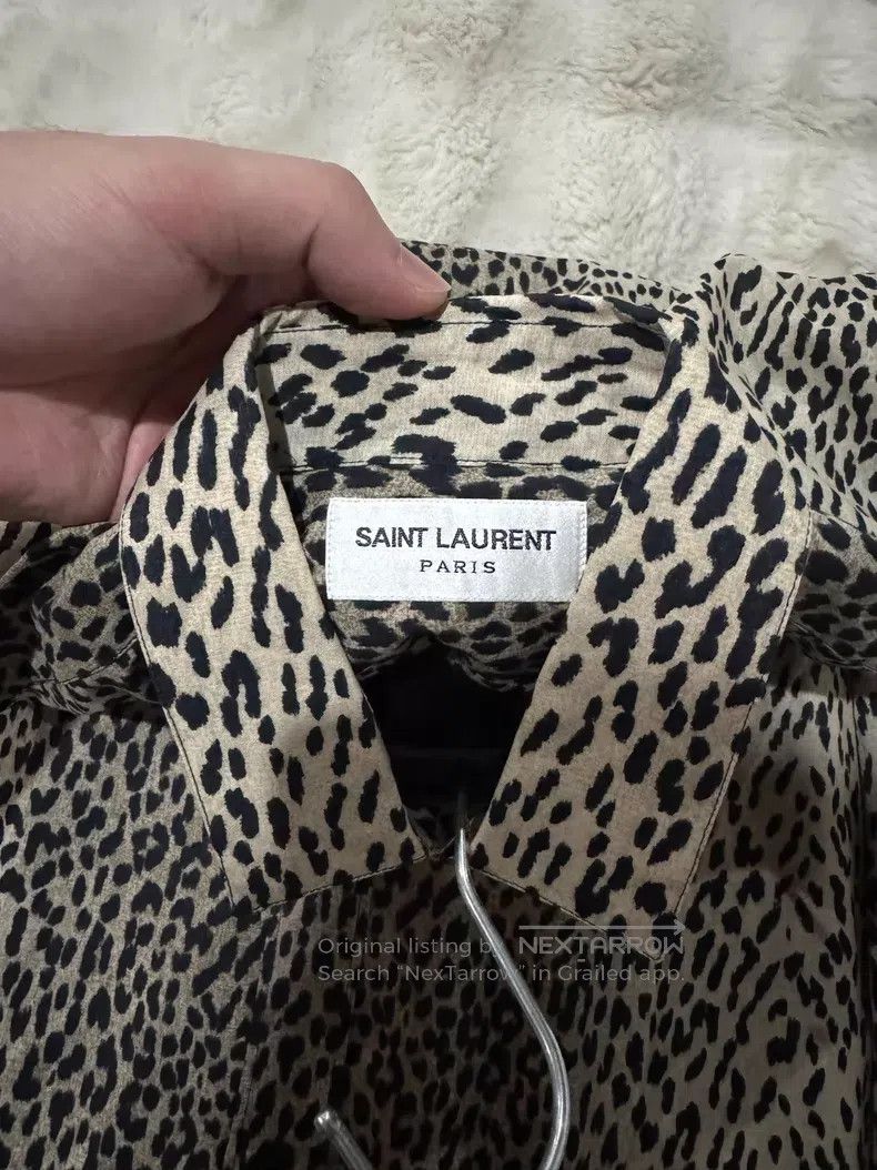 Saint Laurent Paris Saint Laurent Paris Size 38 Leopard Print Shirt i Size US S / EU 44-46 / 1 - 3 Thumbnail