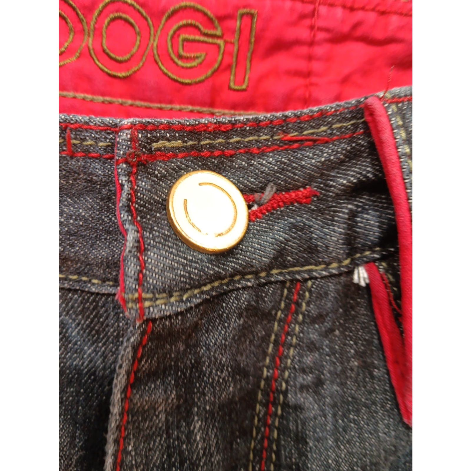 Coogi VINTAGE COOGI Jeans 40×34 Black Denim 5-Pocket Embroidered Wide-Leg High Rise Baggy Grunge 90s Hip Hop Mens Jeans Size US 40 / EU 56 - 5 Thumbnail