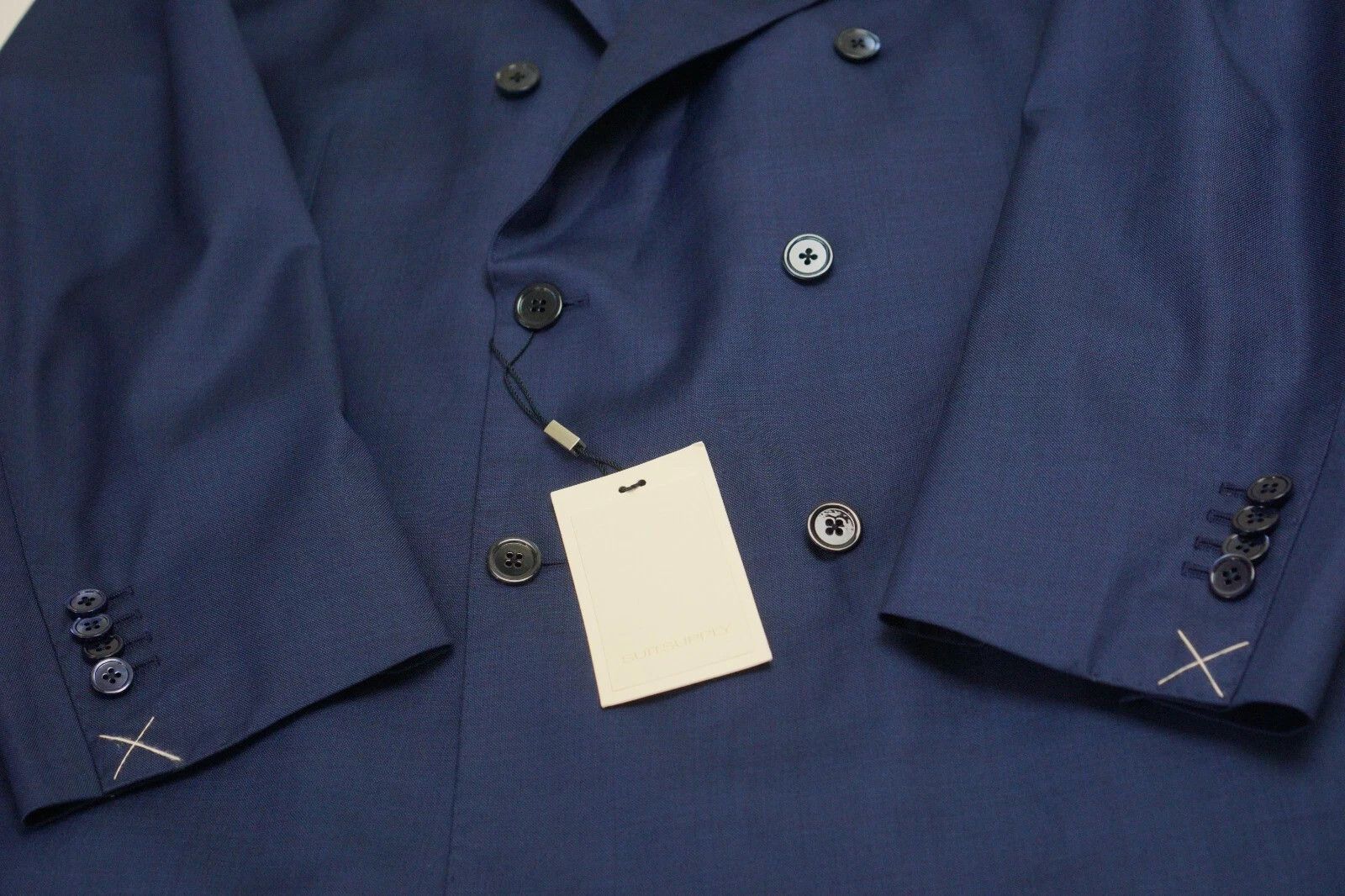 Men Suitsupply Suit La Spalla Double Breasted Peak US56S