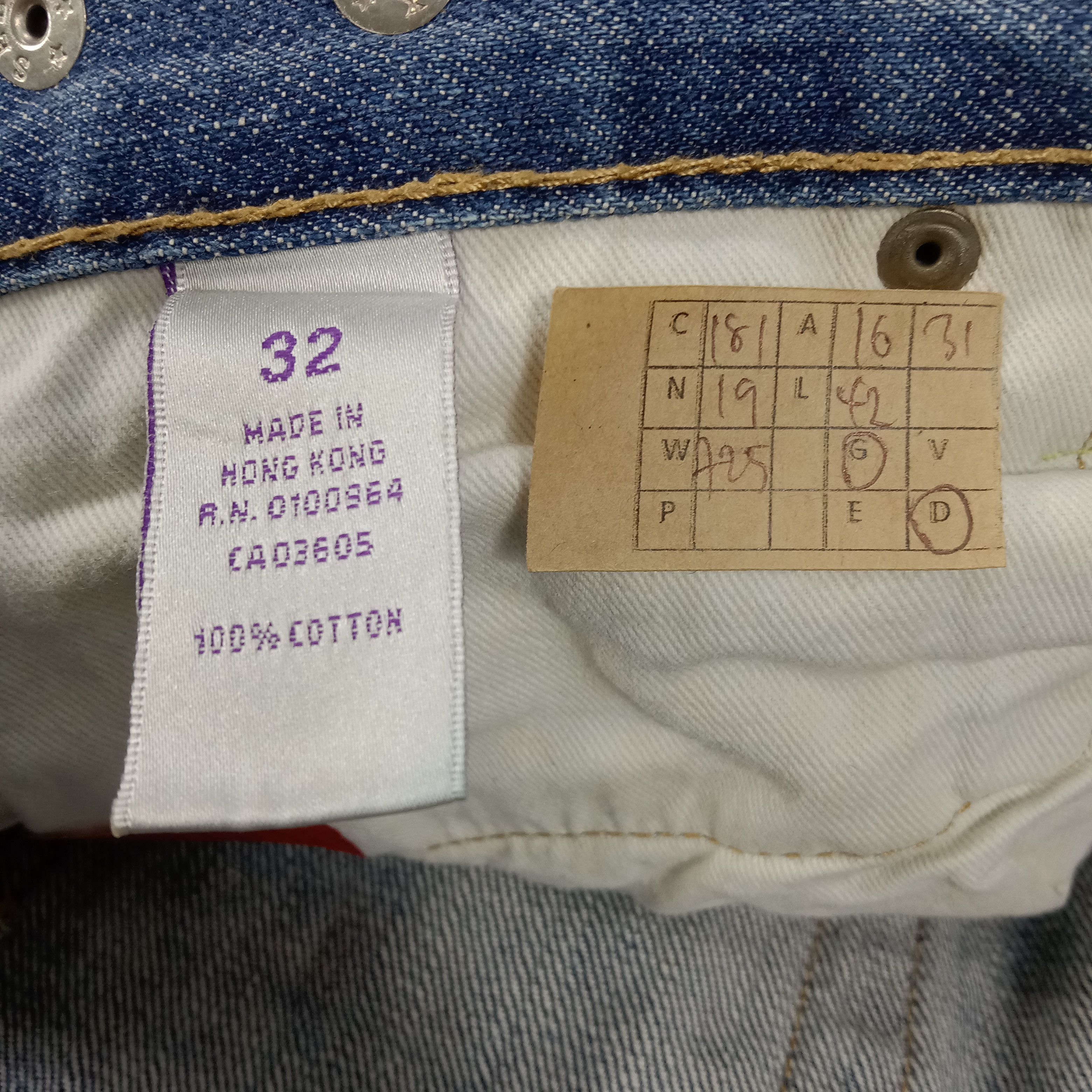 If Six Was Nine × Prps × Vintage Prps American Punk Style Ripped Denim Jeans Size US 32 / EU 48 - 14 Thumbnail
