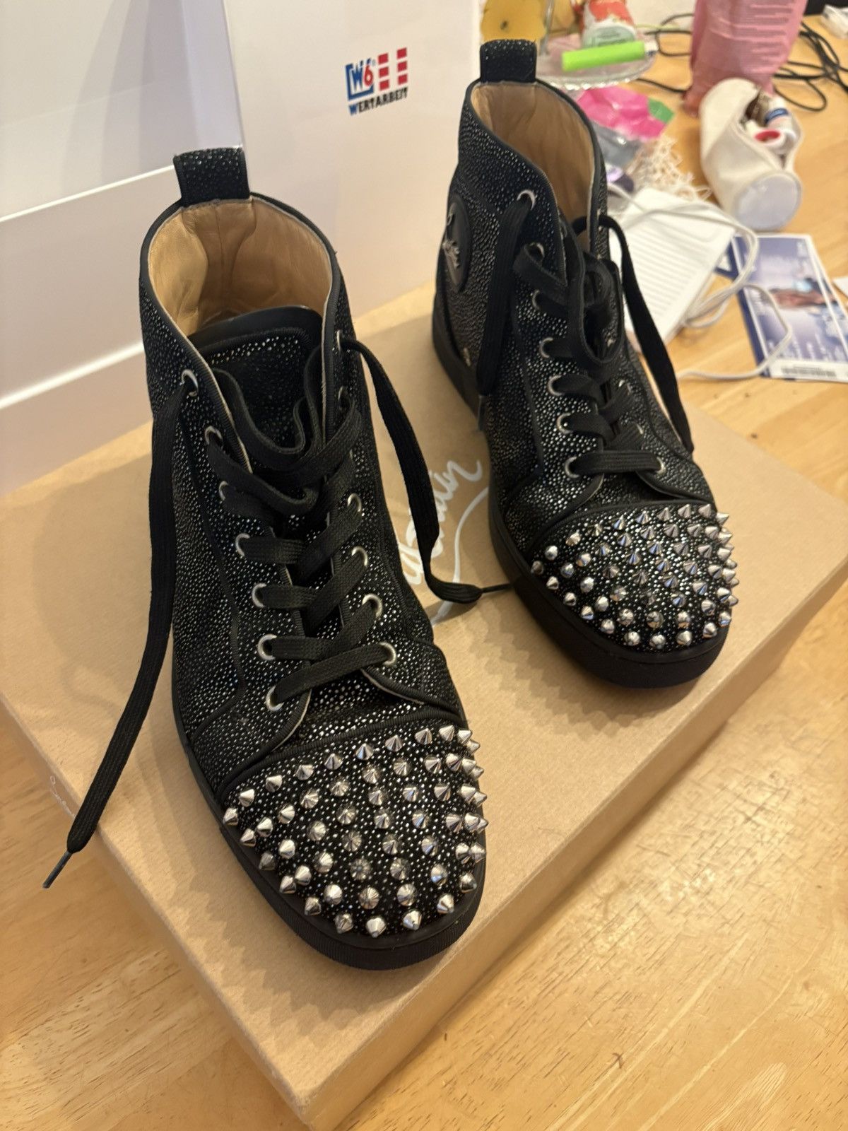 Christian Louboutin LOU SPIKES ORLATO Size US 7.5 / EU 40-41 - 1 Thumbnail