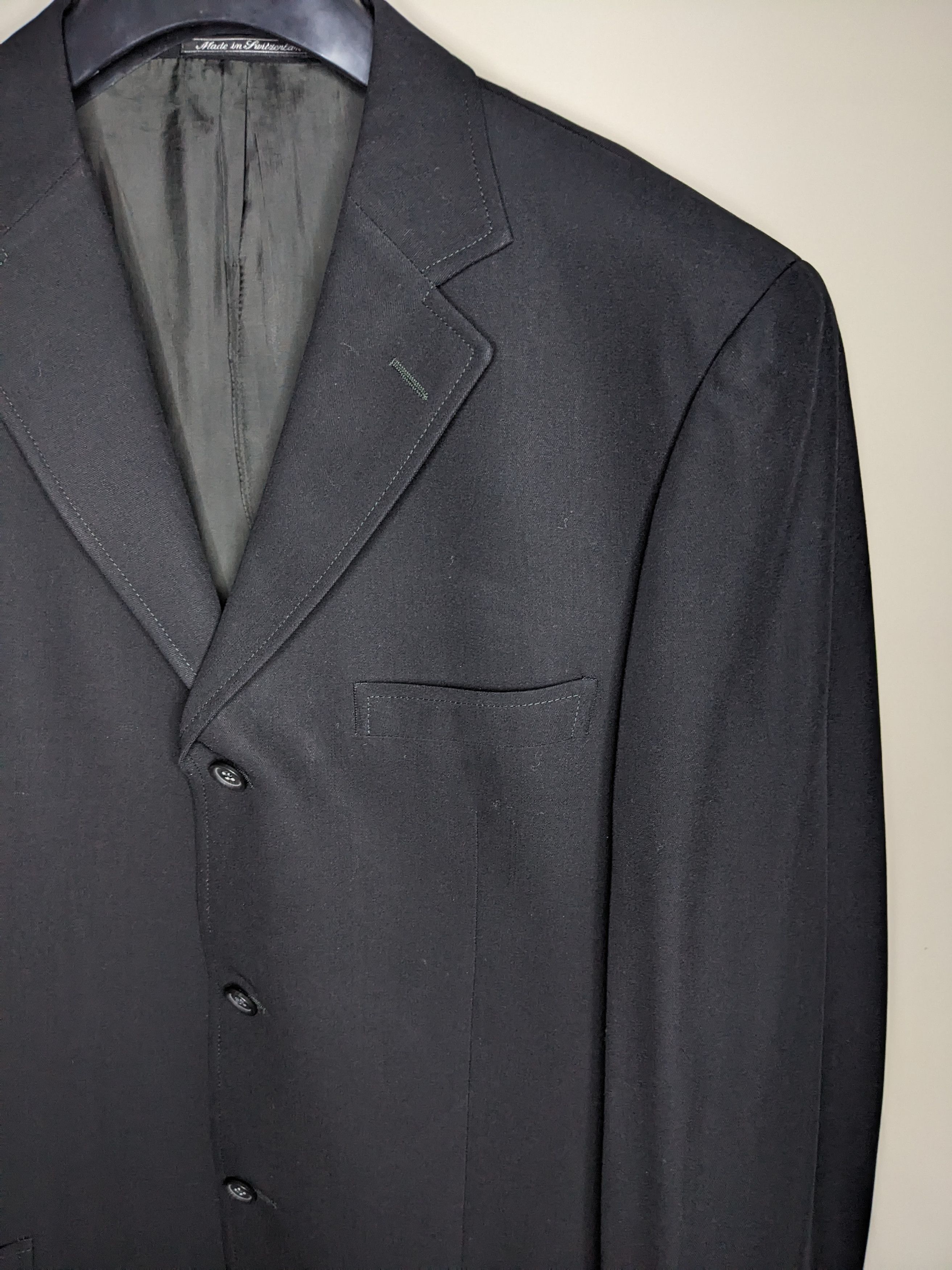 Ermenegildo Zegna VTG Ermenegildo Zegna Soft Wool Suit Jacket 44R 3 Button Size 44R - 2 Thumbnail