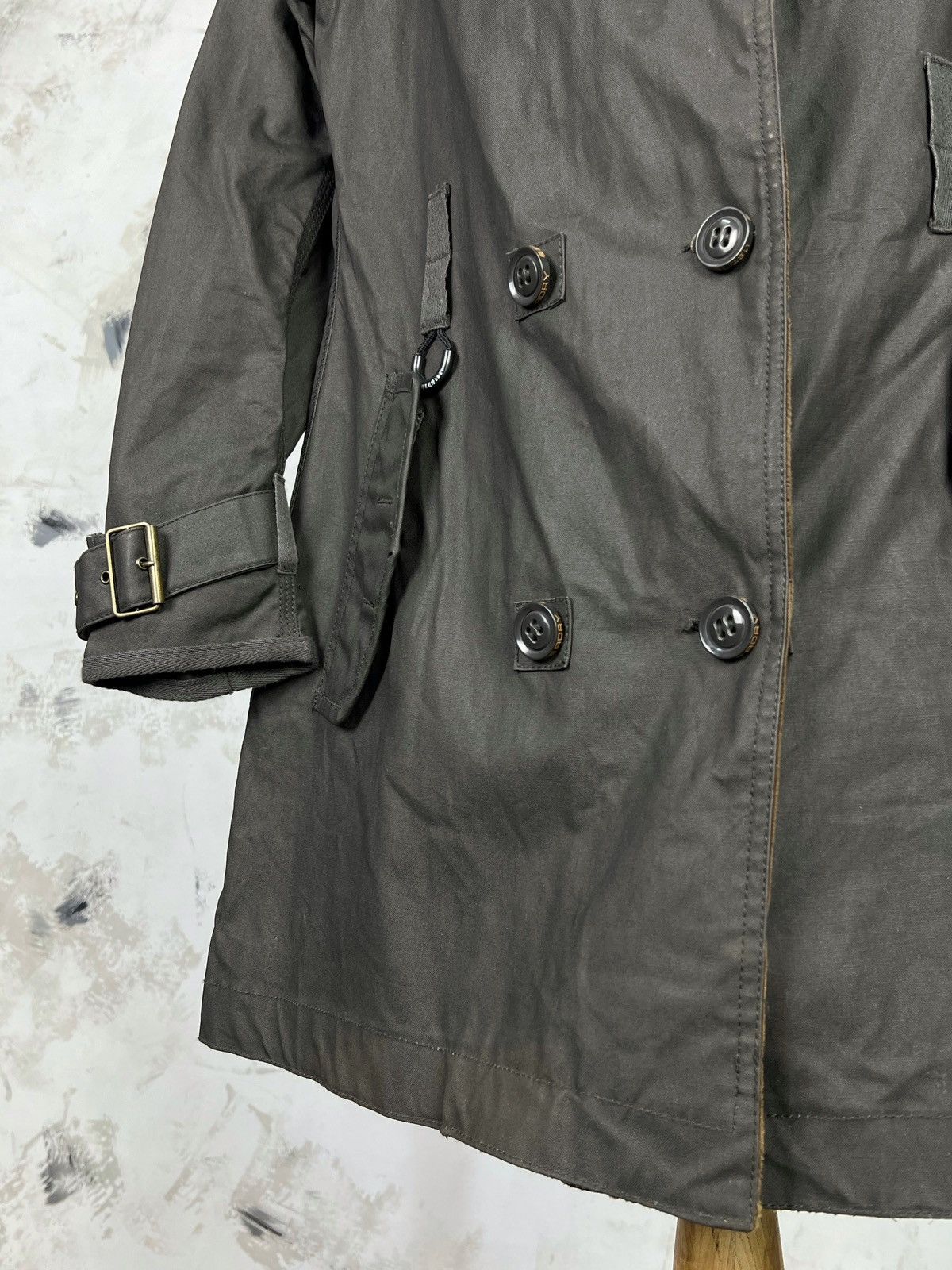 Superdry Vintage Superdry Waxed Trench Coat Jacket Size M Size M / US 6-8 / IT 42-44 - 4 Thumbnail