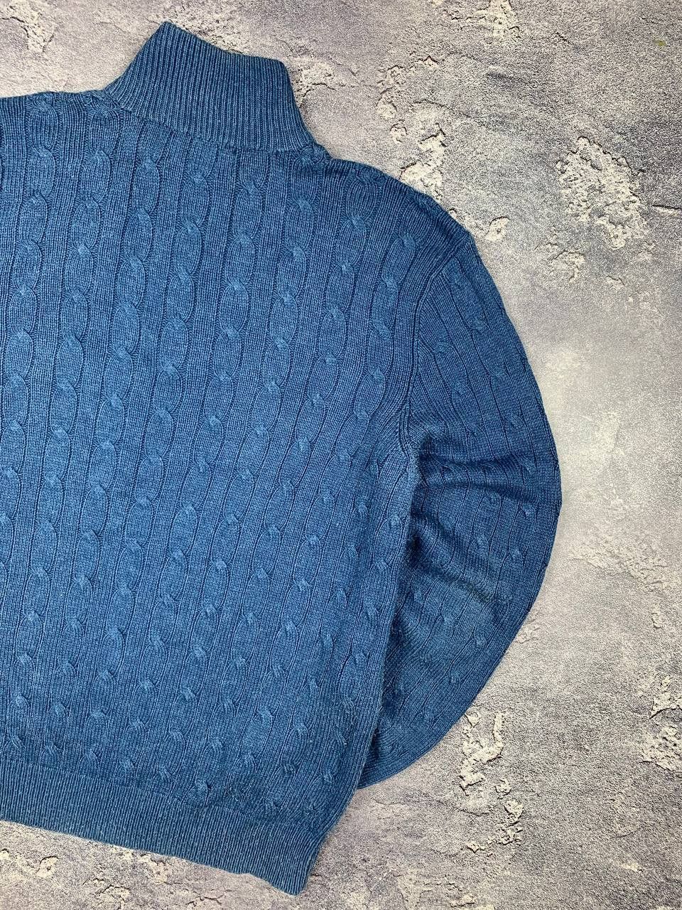 Polo Ralph Lauren Polo Ralph Lauren Vintage Men's 1/3 Zip Sweater 100% Silk Size US L / EU 52-54 / 3 - 14 Thumbnail