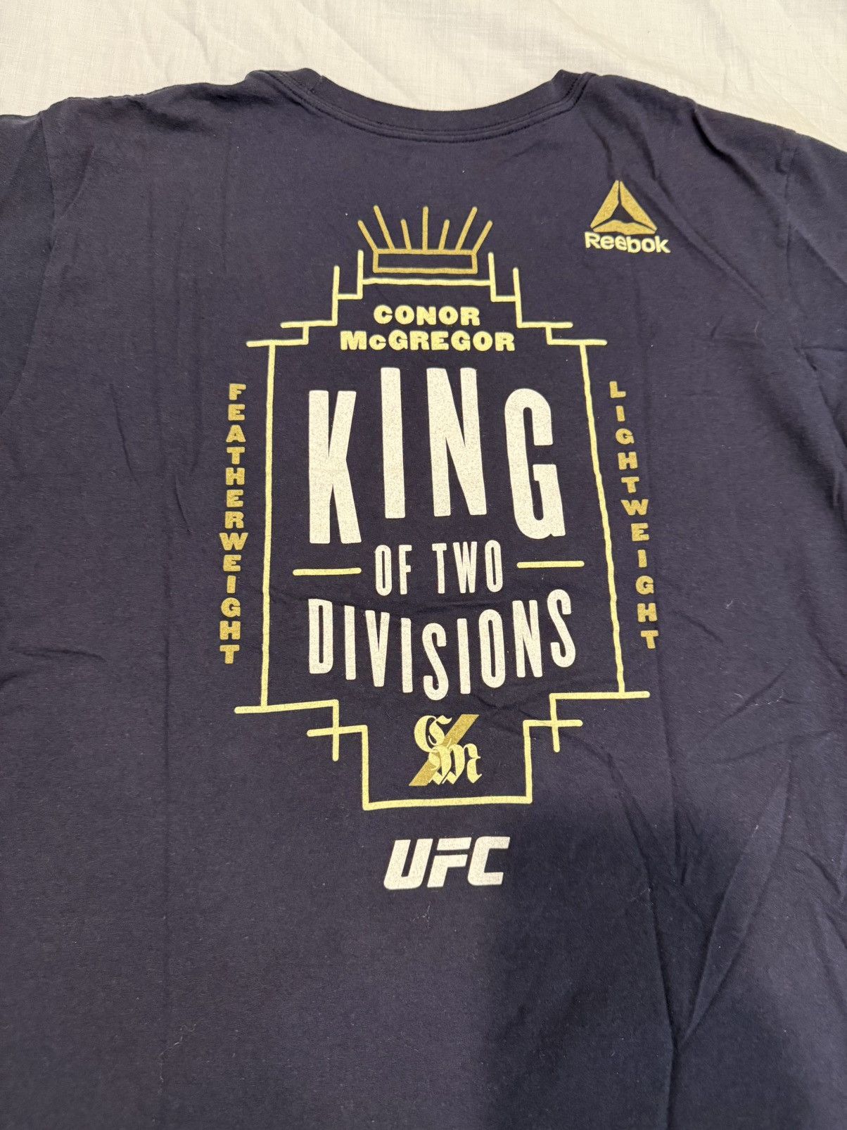 UFC UFC Conor McGregor King of Two Divisions t-shirt Size US L / EU 52-54 / 3 - 4 Thumbnail