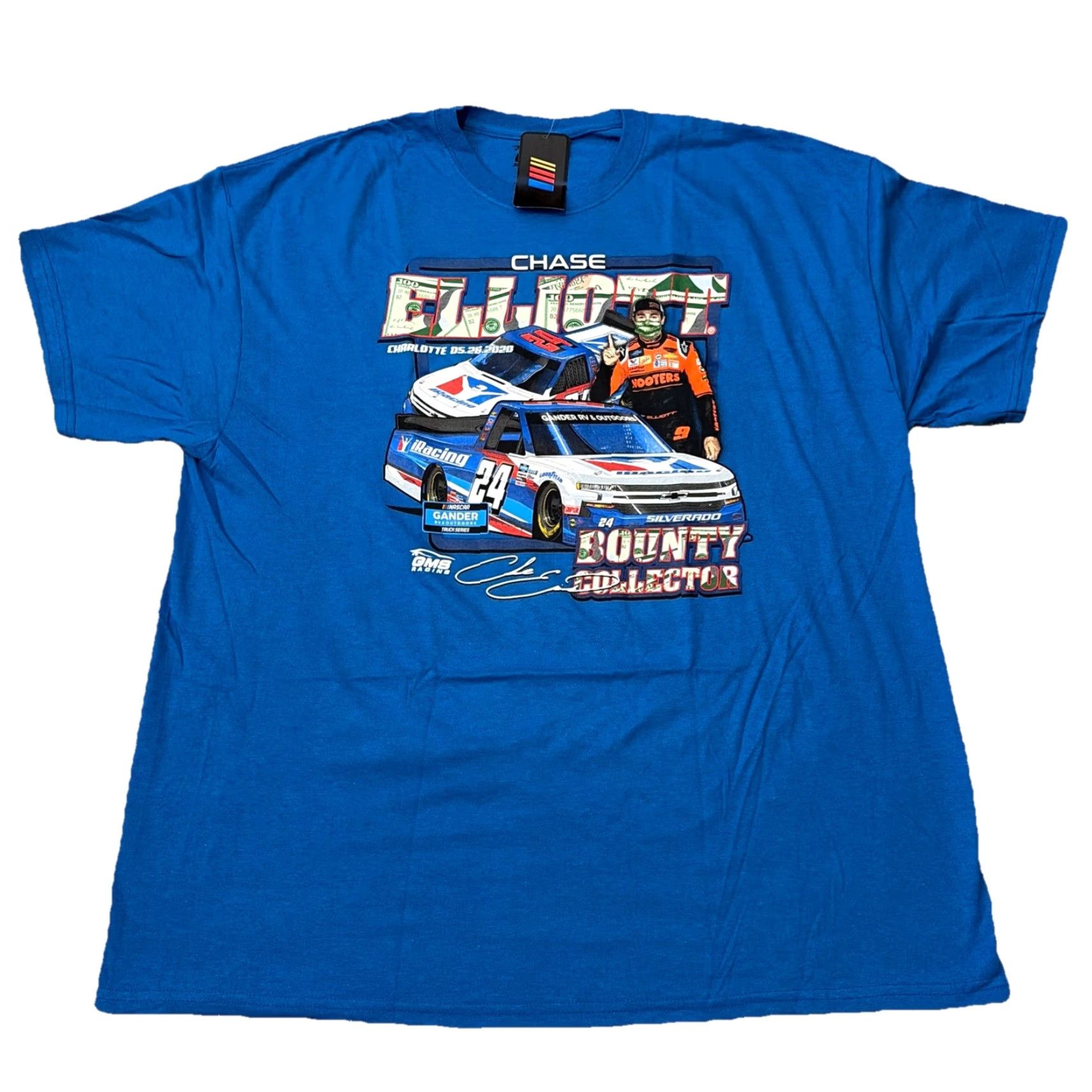 NASCAR Chase Elliott Bounty Collector NASCAR Racing 2020 T-Shirt Blue 2XL Mens NWT Size US XXL / EU 58 / 5 - 2 Thumbnail