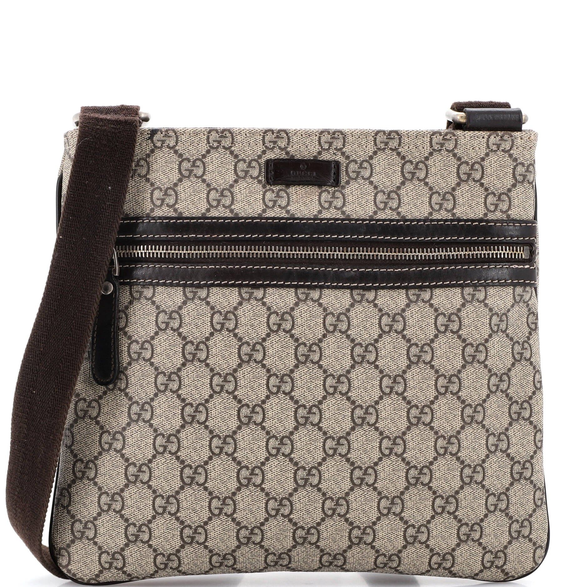 Gucci Front Zip Flat Messenger Bag Size ONE SIZE - 1 Thumbnail