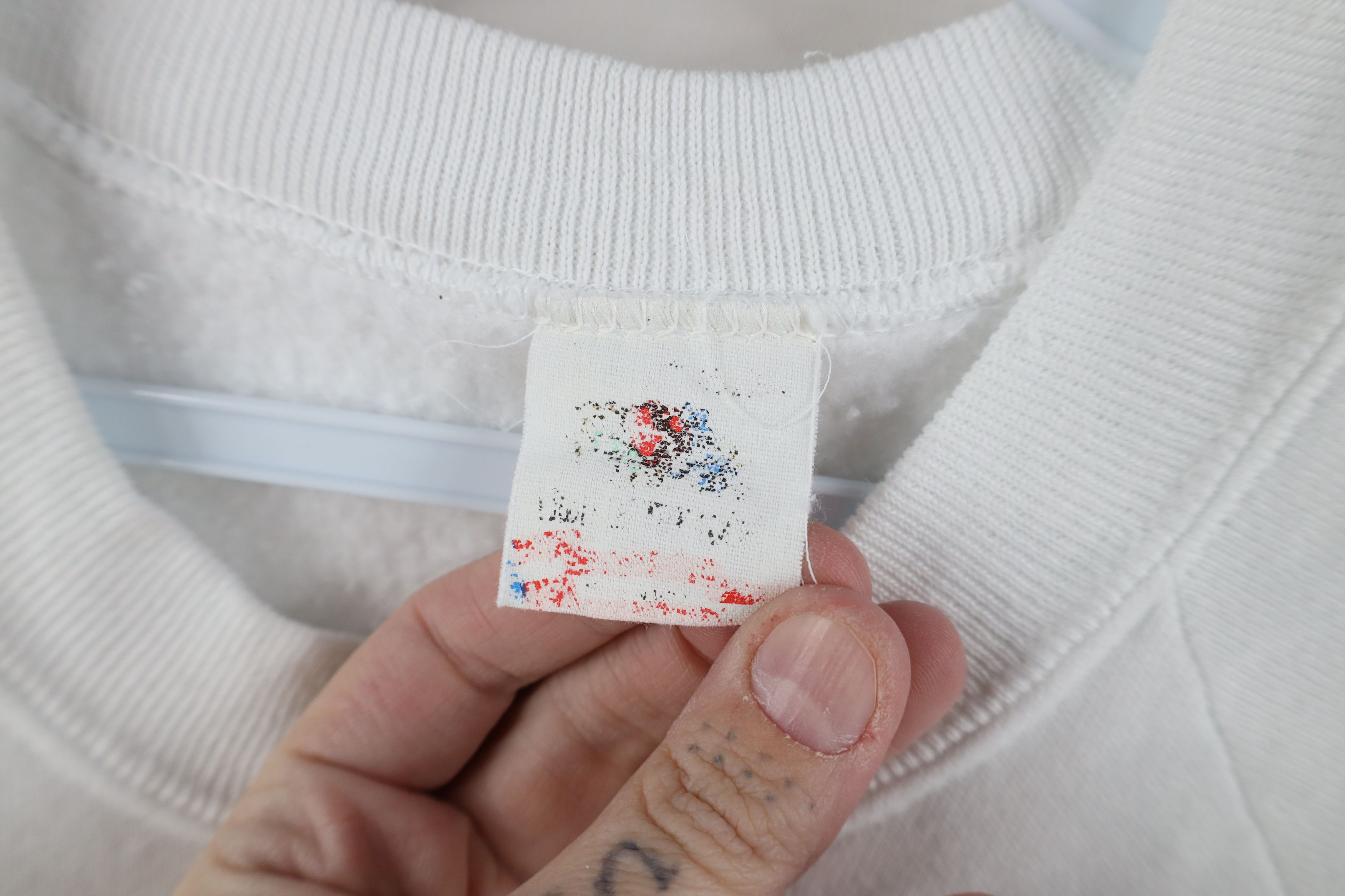 Vintage Vintage 90s Locomotive Train Crewneck Sweatshirt White USA Size US M / EU 48-50 / 2 - 9 Thumbnail