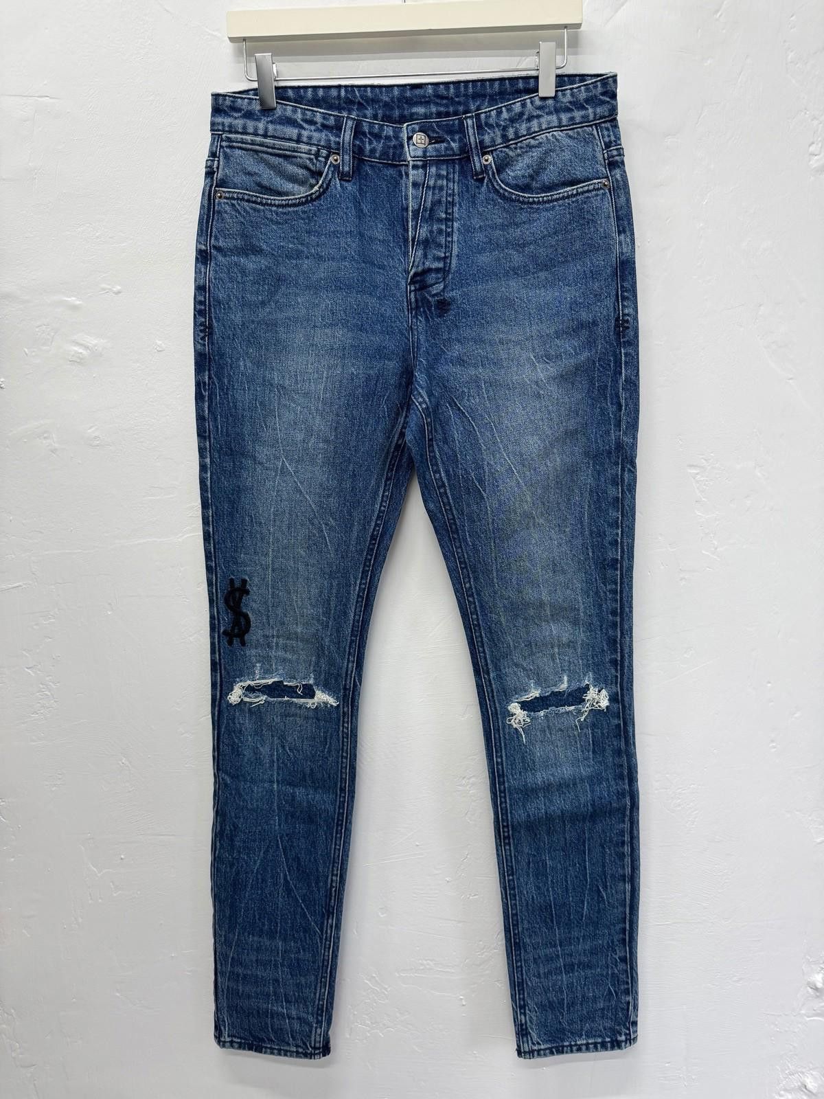 Ksubi new Ksubi mens denim jeans van winkle BLUUU blue patch 32 Size US 32 / EU 48 - 1 Thumbnail