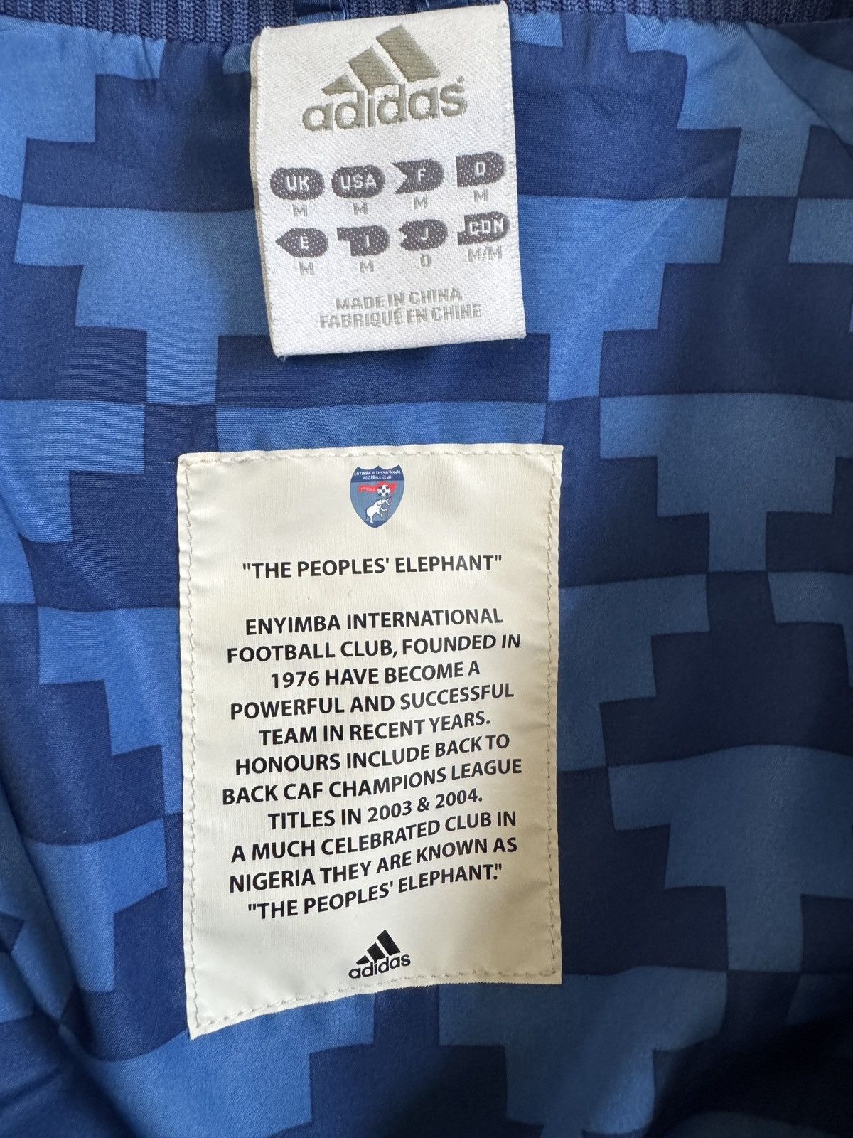Adidas Adidas Enyimba Football Club 3 Stripe Track Jacket Size US M / EU 48-50 / 2 - 10 Thumbnail