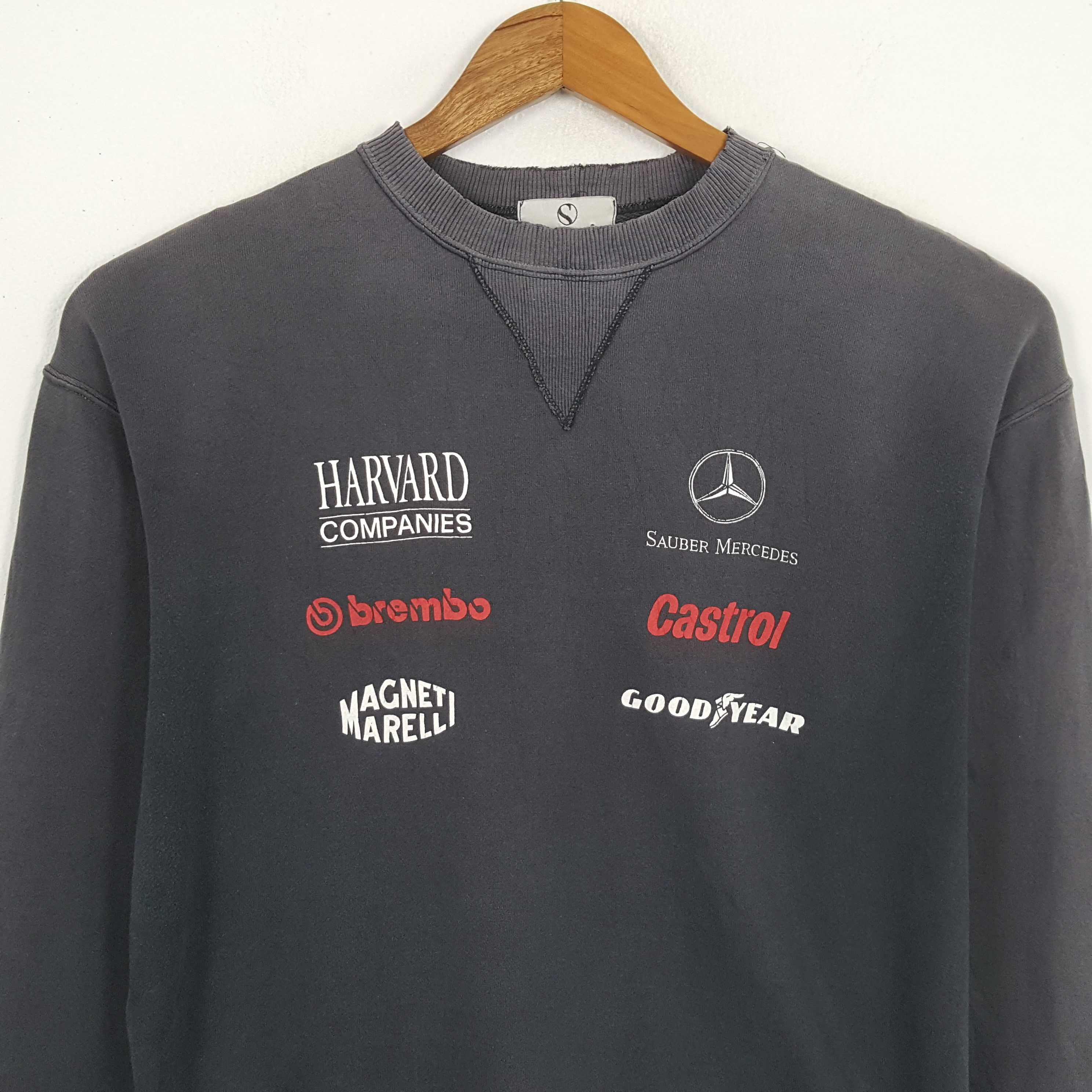 Mercedes-Benz × Vintage Vintage MERCEDES MAGNETI MARELLI Racing Promo Sweatshirts Size US M / EU 48-50 / 2 - 2 Thumbnail