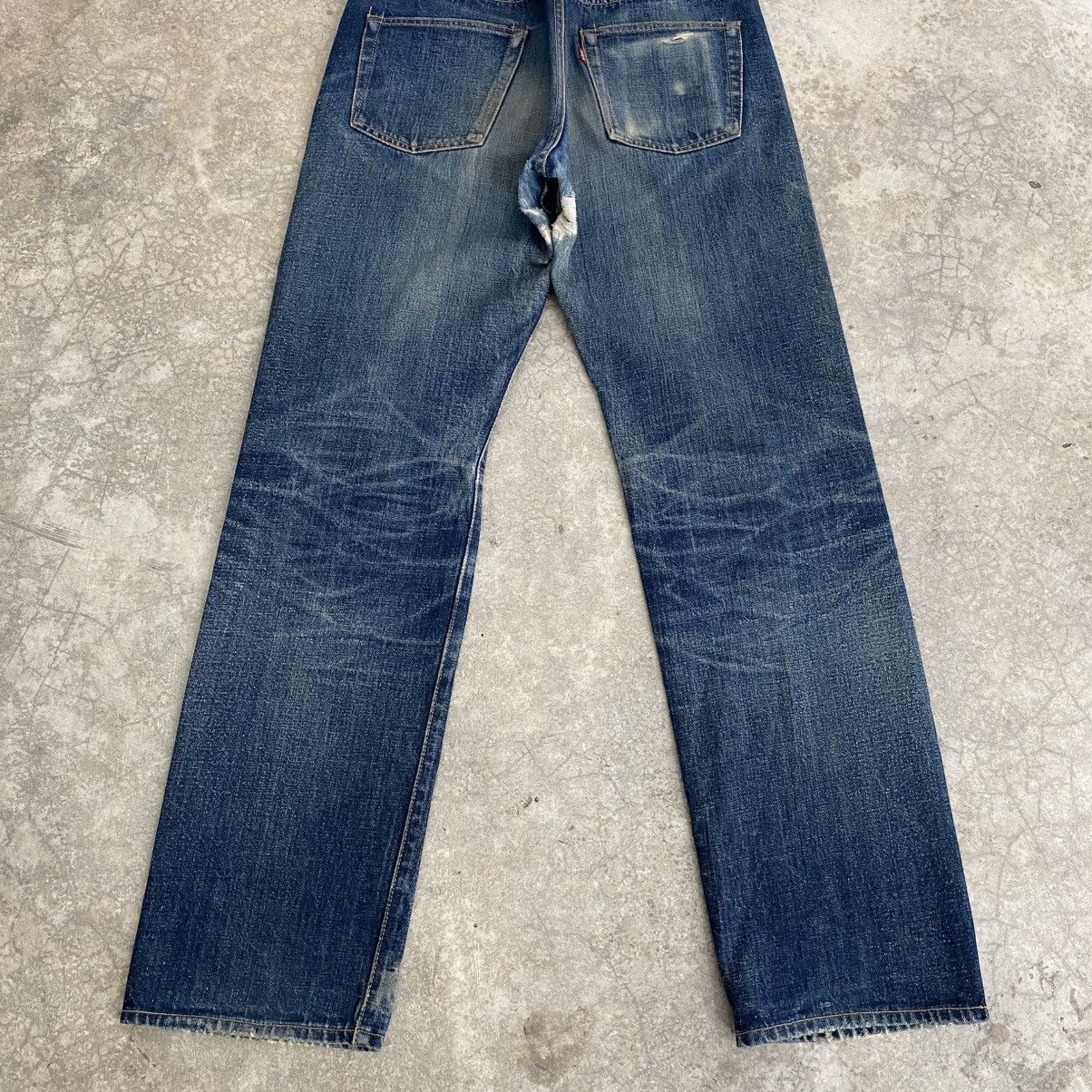 Denime Vintage 90’s Denime Japan Faded Blue Selvedge Jeans Size US 32 / EU 48 - 12 Thumbnail