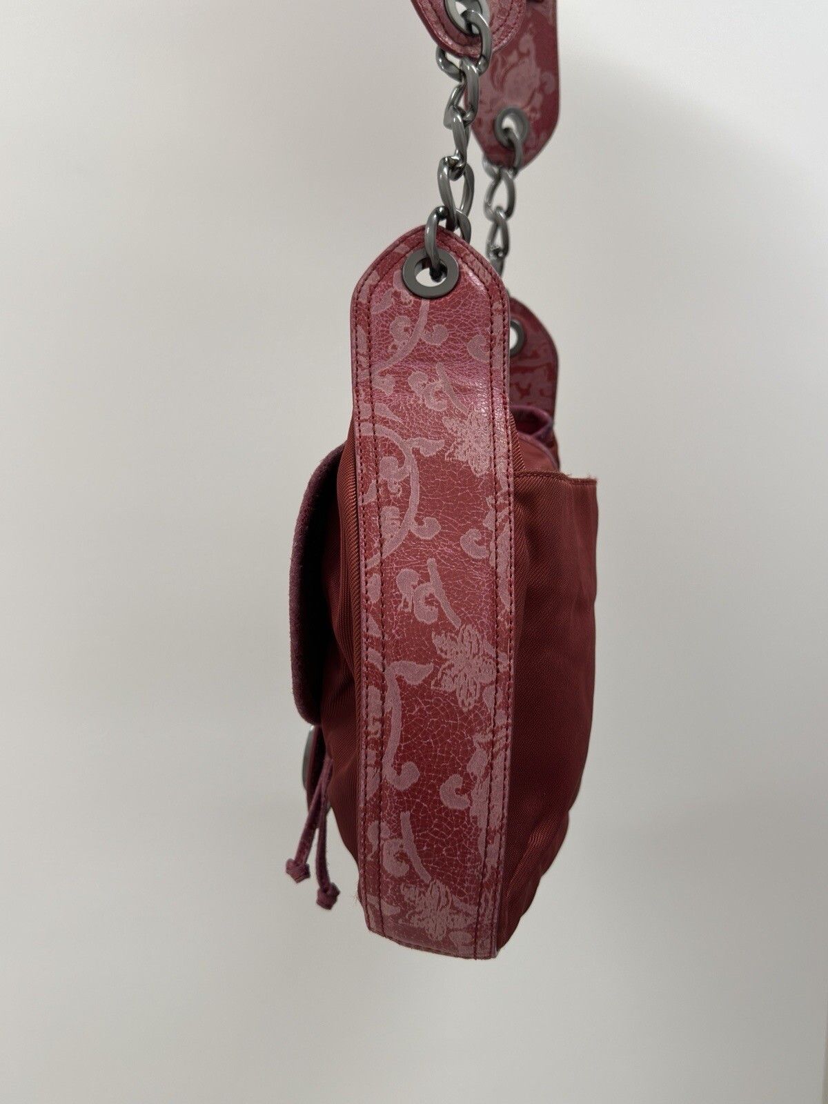 Kenzo DDP Rare Kenzo Vintahe Messenger Red Nylon Crossbody Bag Size ONE SIZE - 14 Thumbnail