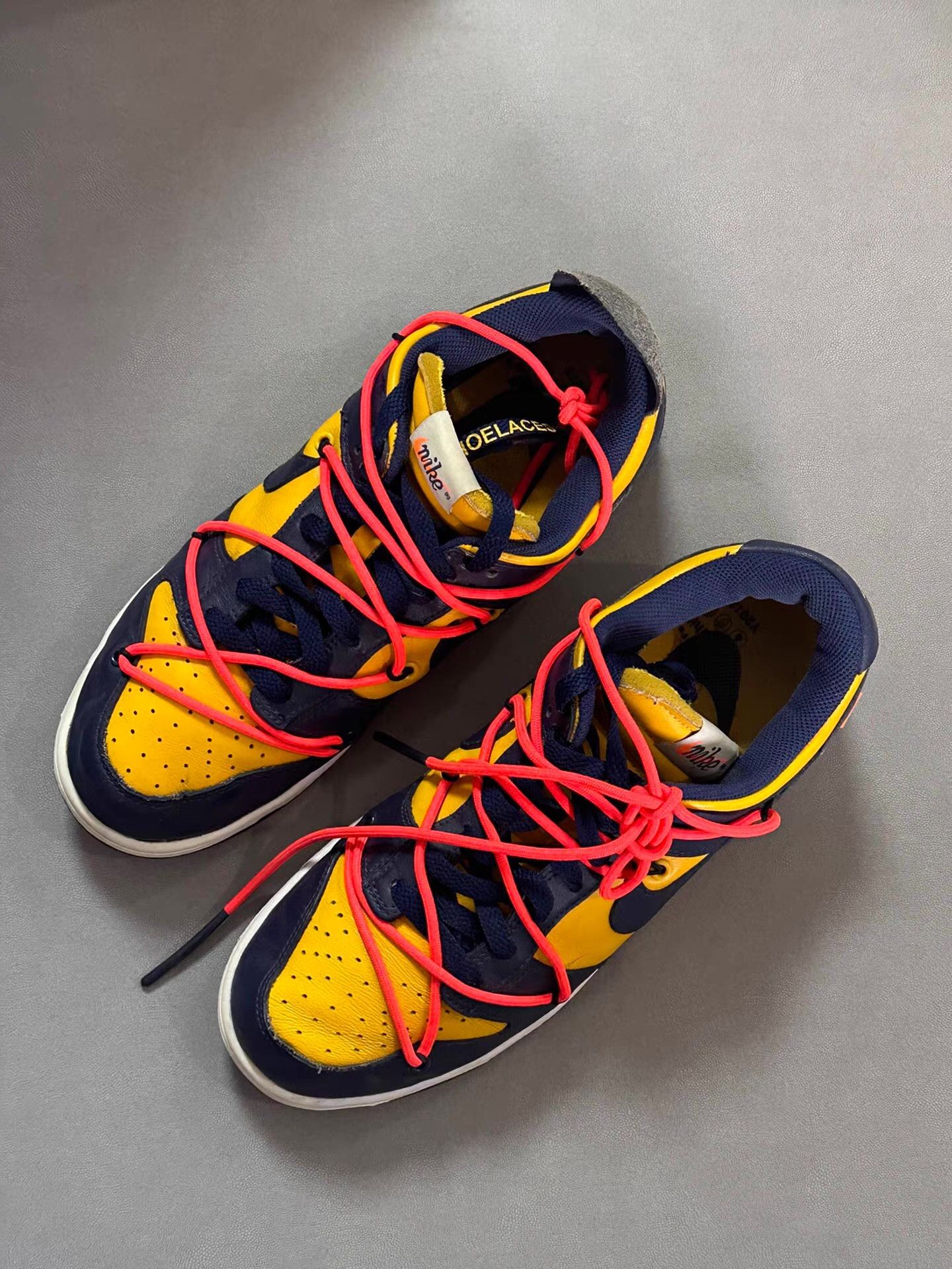 Nike Off-White x Nike Dunk Michigan Ｑ20 Size US 8.5 / EU 41-42 - 2 Thumbnail