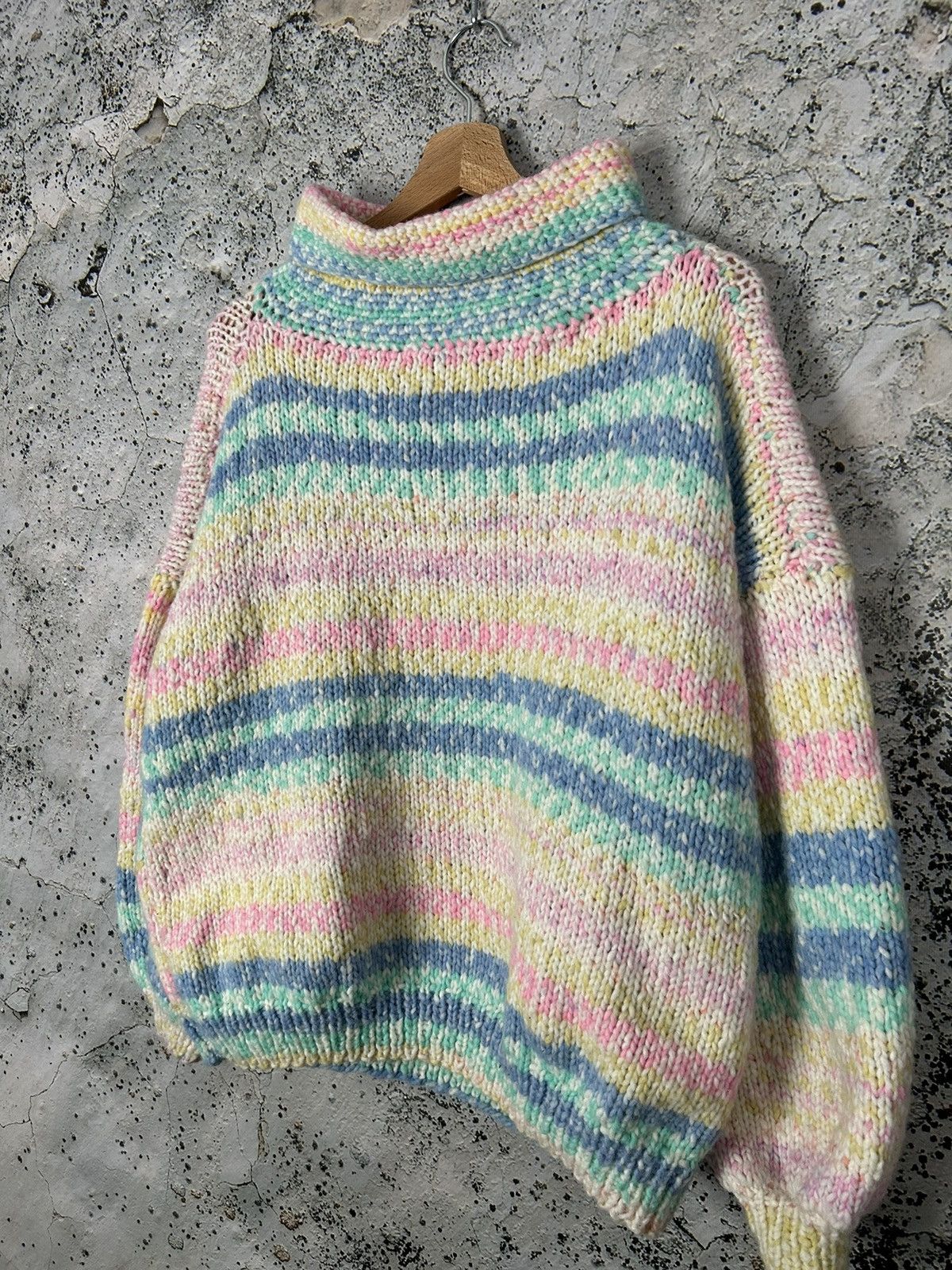 Other Vintage Stripped Sweater Knit Boxy Streetwear Hype Skate Size US M / EU 48-50 / 2 - 2 Thumbnail