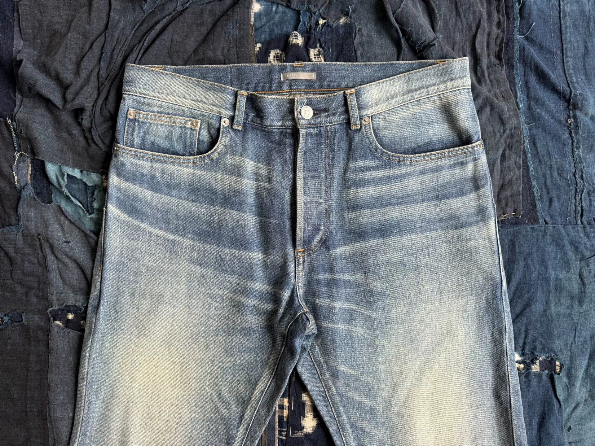 Dior Dior Washed Distressed Straight Jeans Size US 31 - 3 Thumbnail